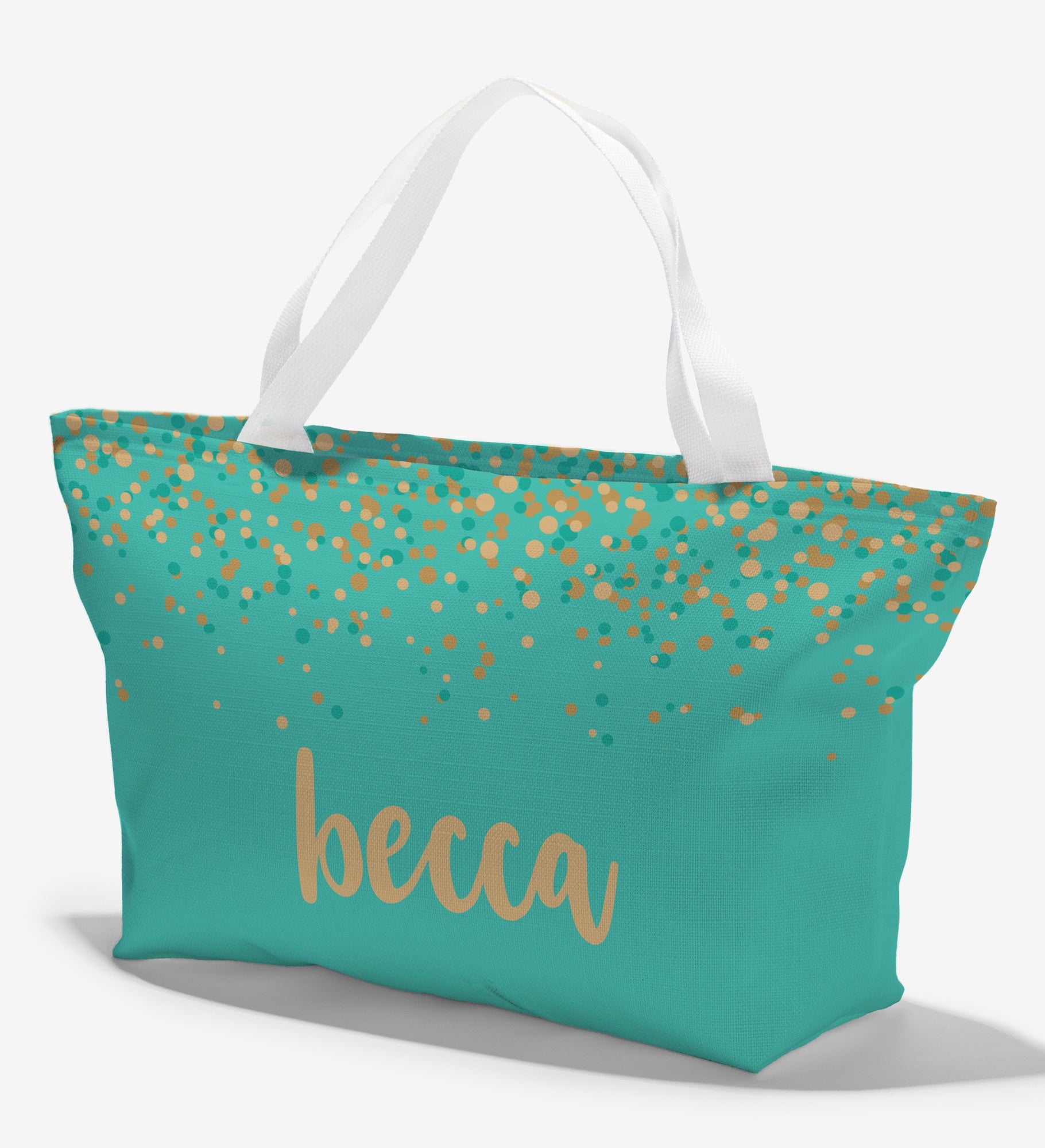 Sparkling Name Personalized Tote Bag