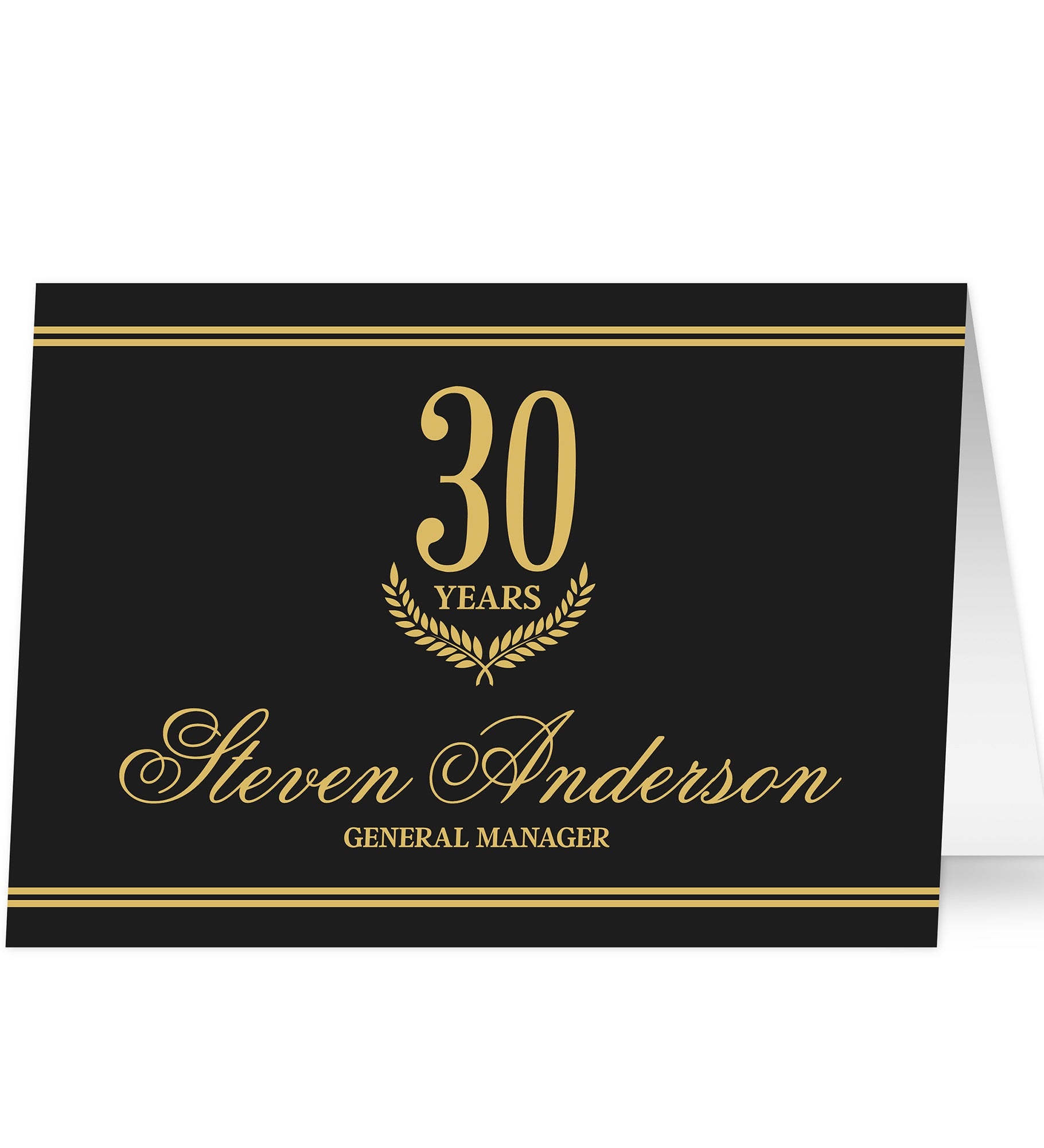 Retirement Years Personalized Greeting Card