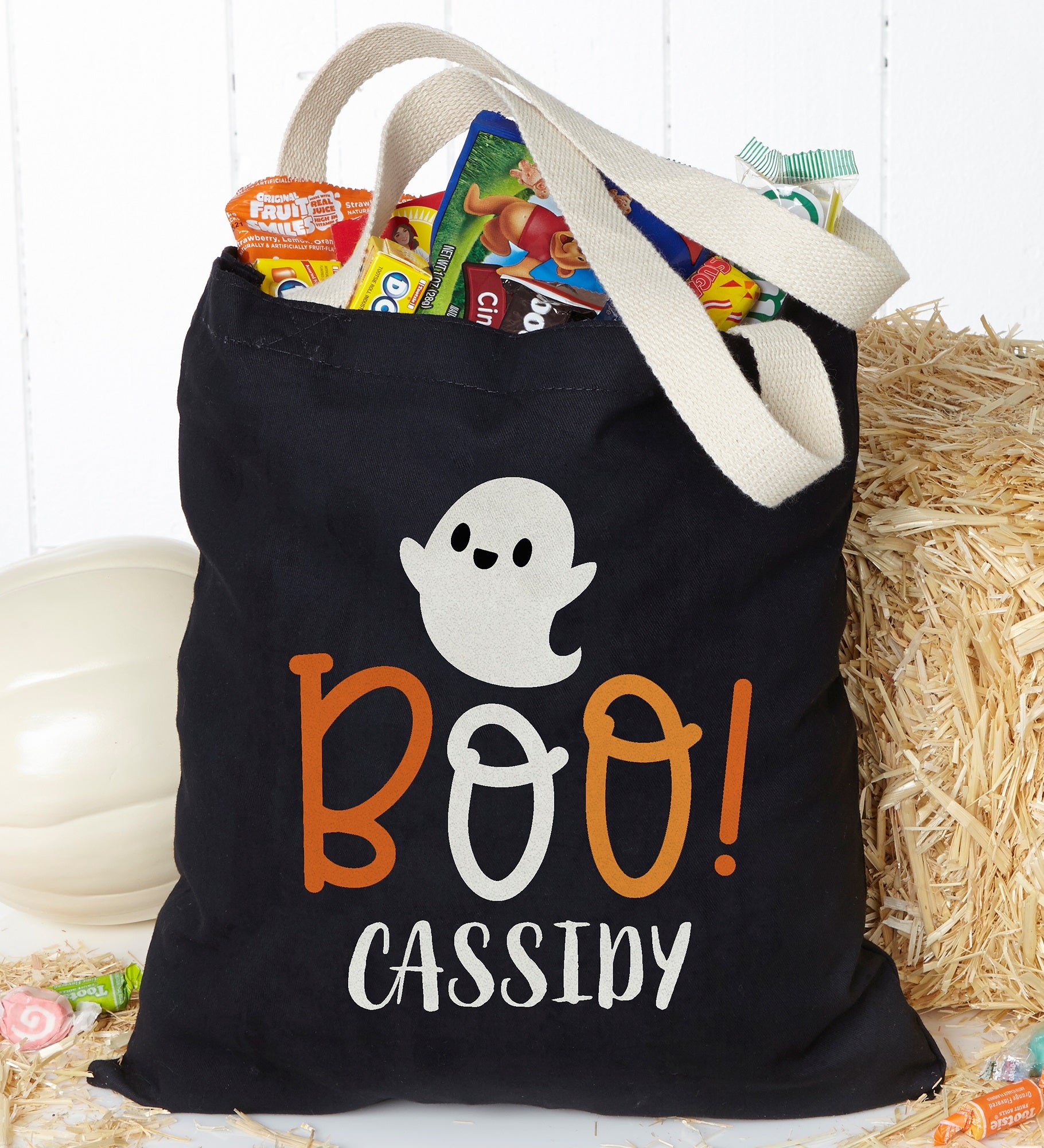 Boo! Personalized Halloween Treat Bag