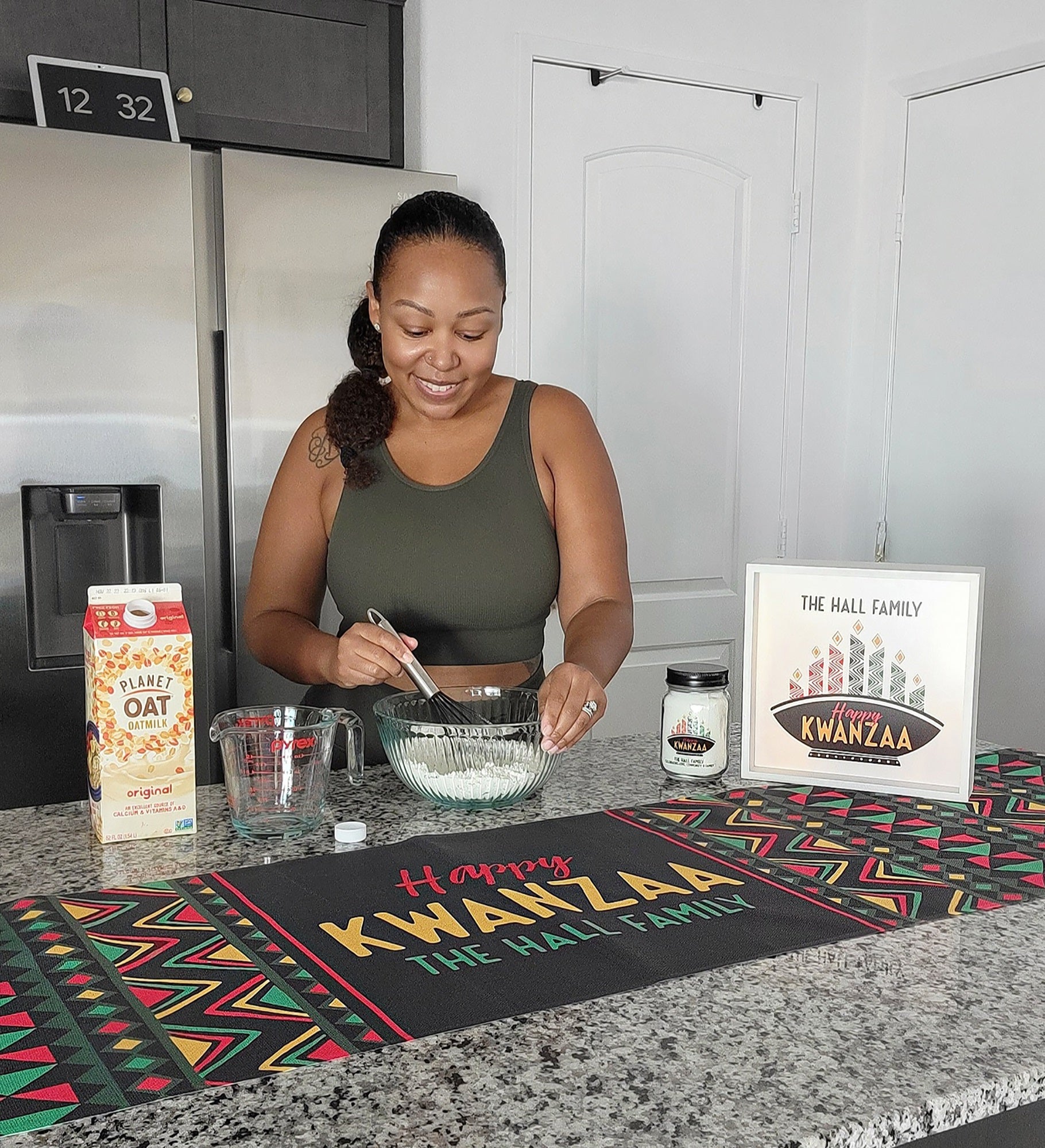 Kwanzaa Personalized LED Light Shadow Box