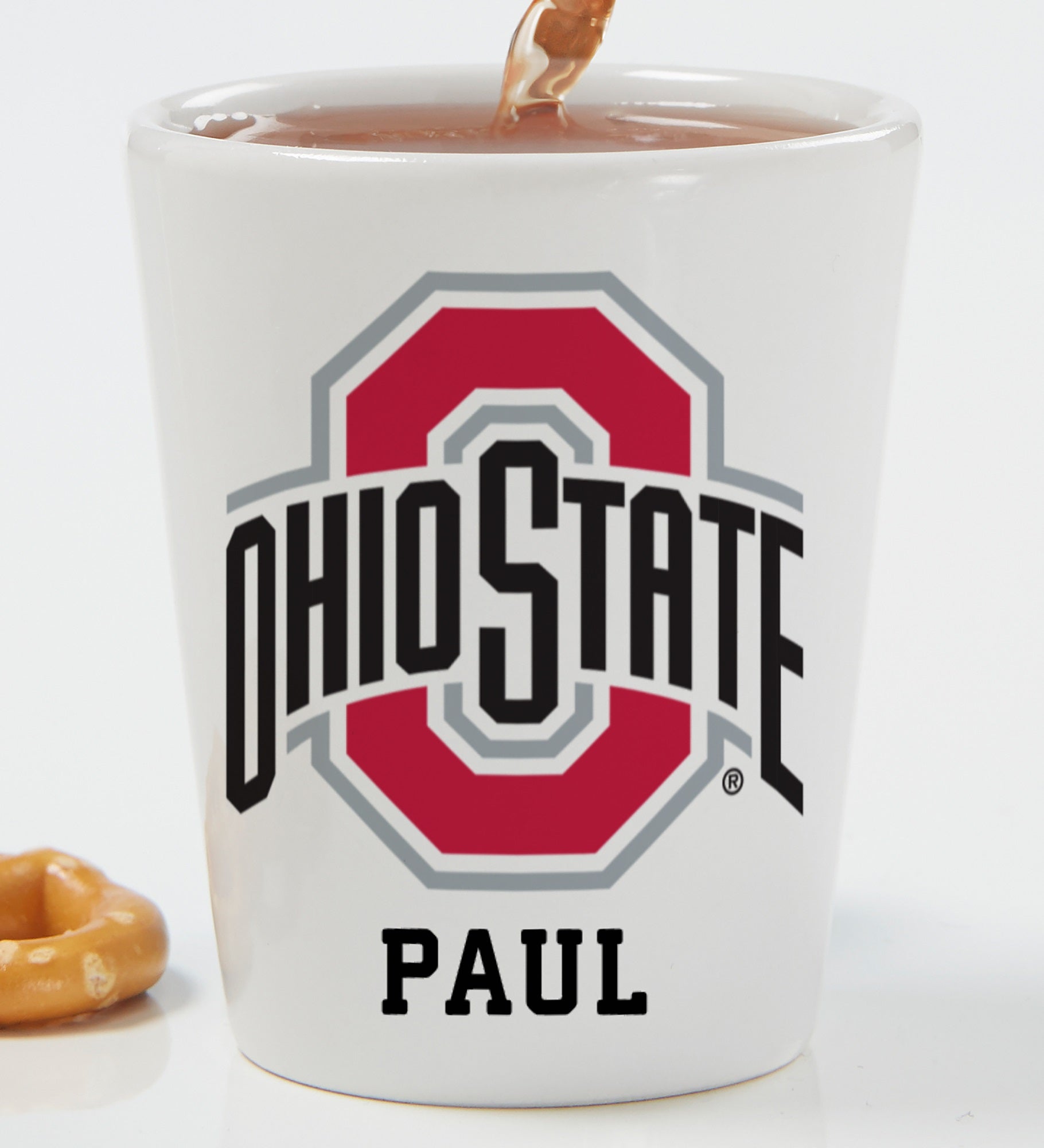NCAA Ohio State Buckeyes Personalized Shot Glass