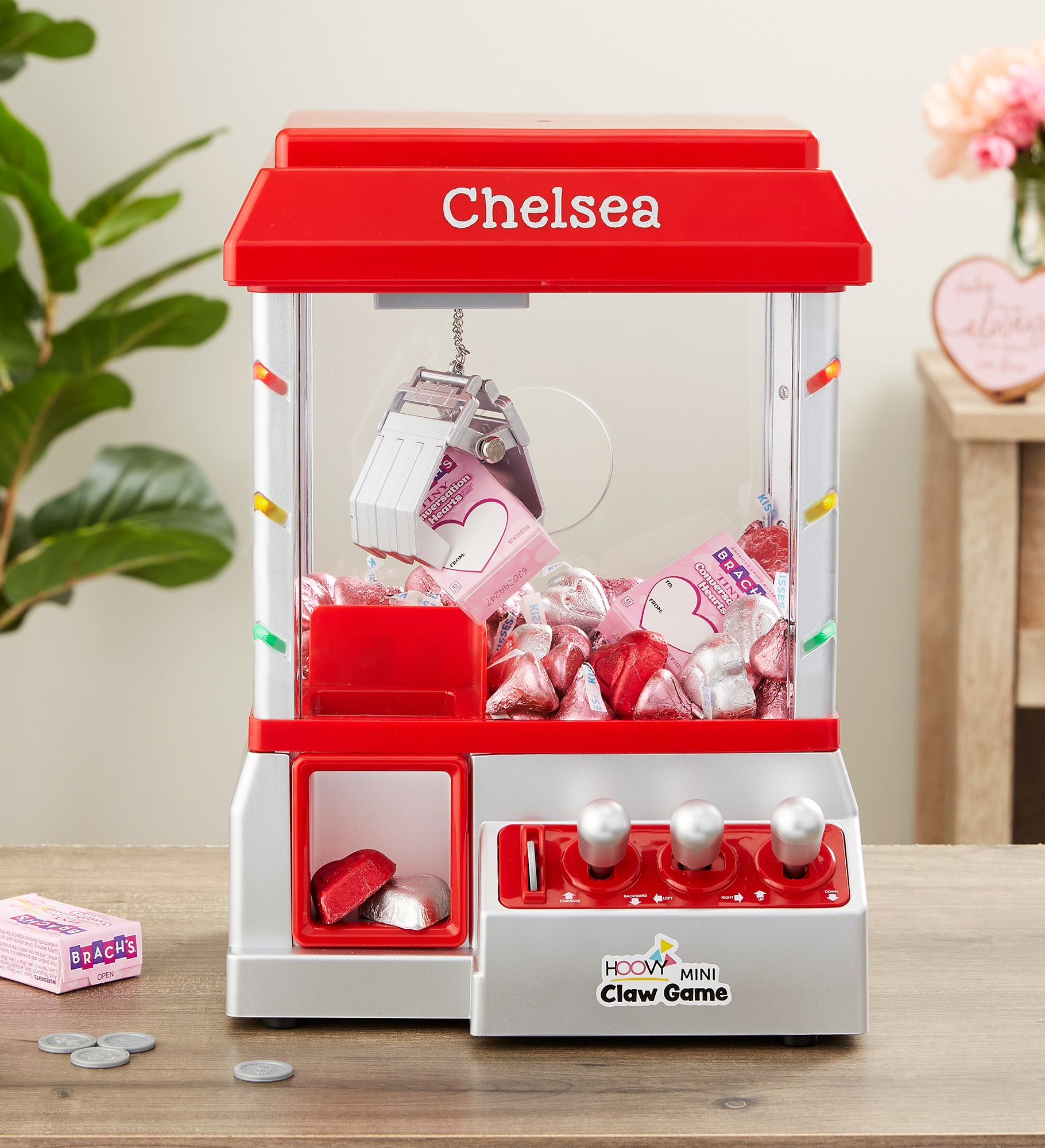 Personalized Valentine's Day Mini Claw Machine