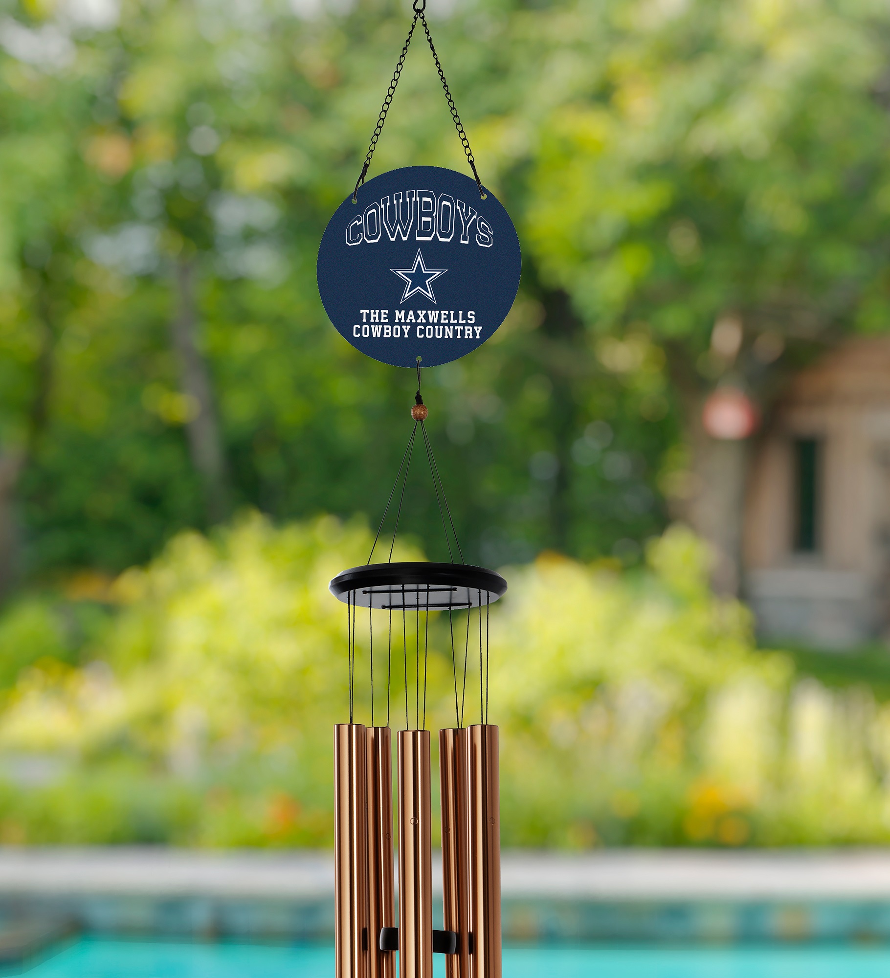 NFL Dallas Cowboys Personalized Wind Chimes