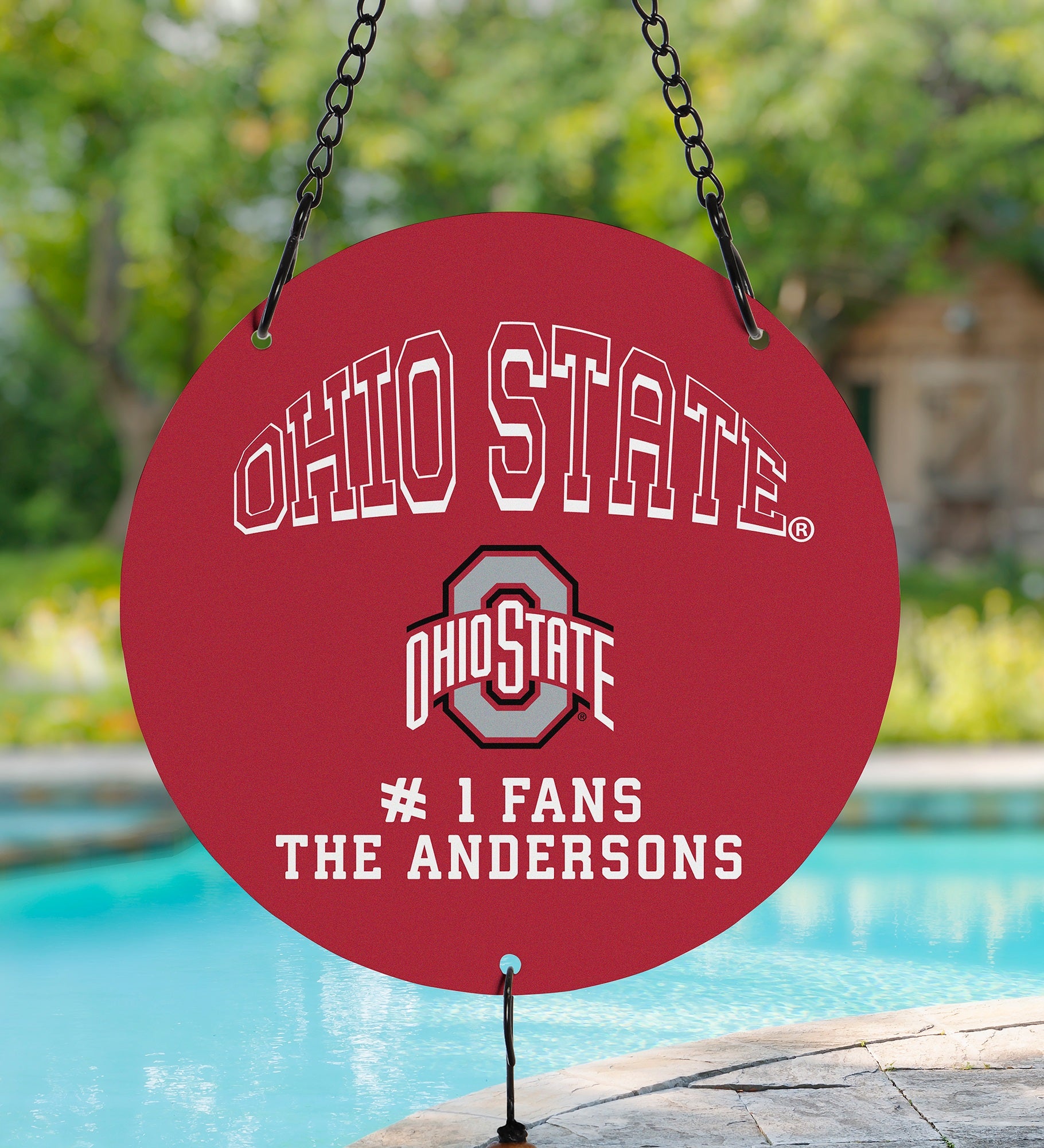 NCAA Ohio State Buckeyes Personalized Wind Chimes