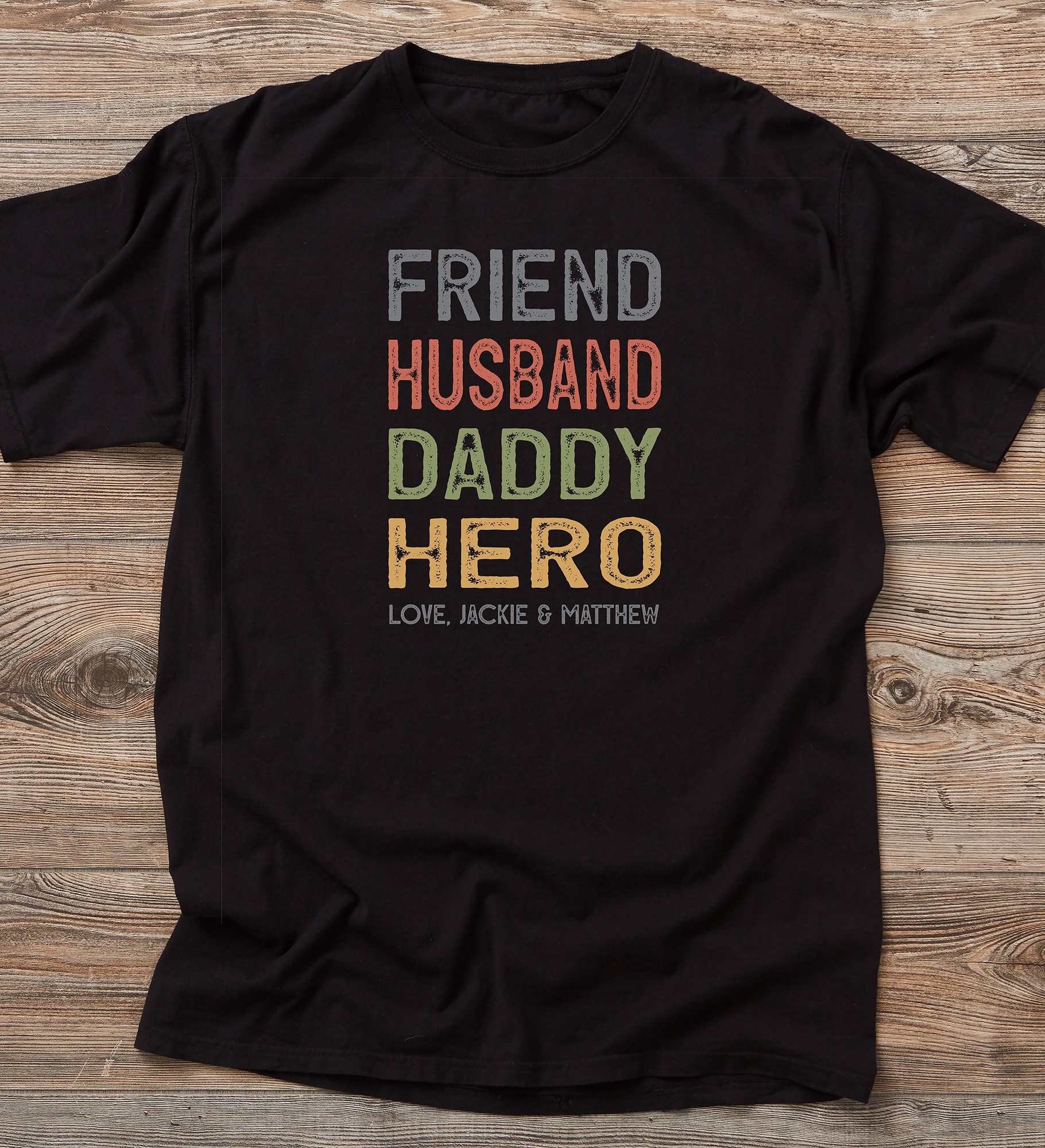 Friend, Husband Daddy Personalized Men's Shirts