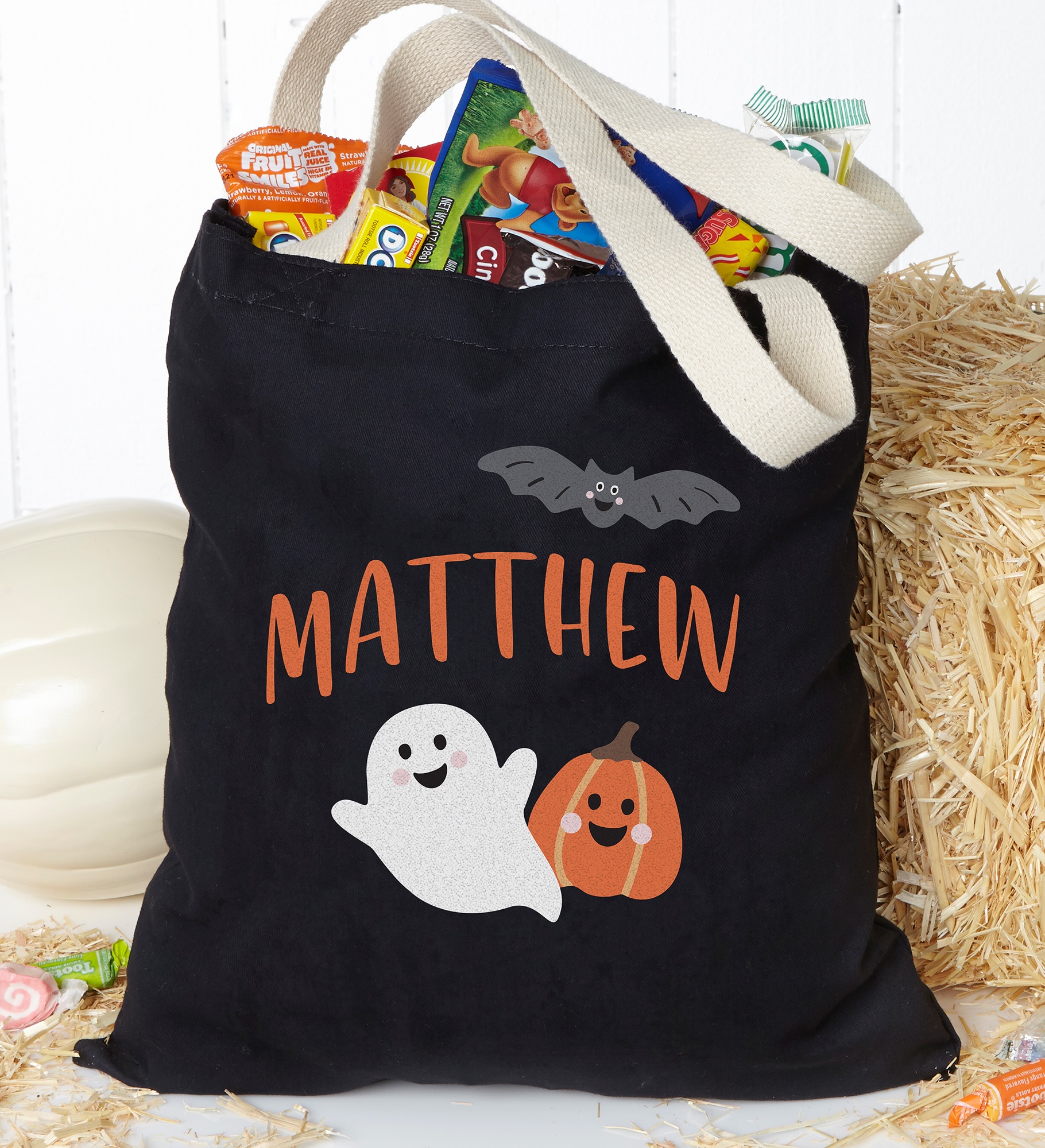 Halloween Print Personalized Halloween Treat Bag