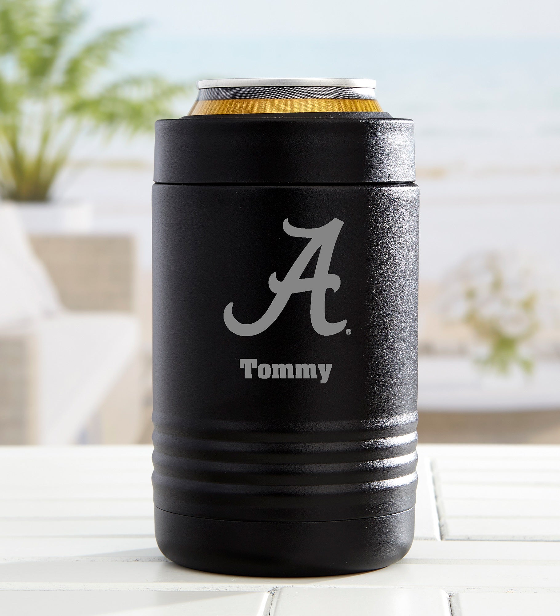 NCAA Alabama Crimson Tide Personalized Stainless Insulated Can Holder