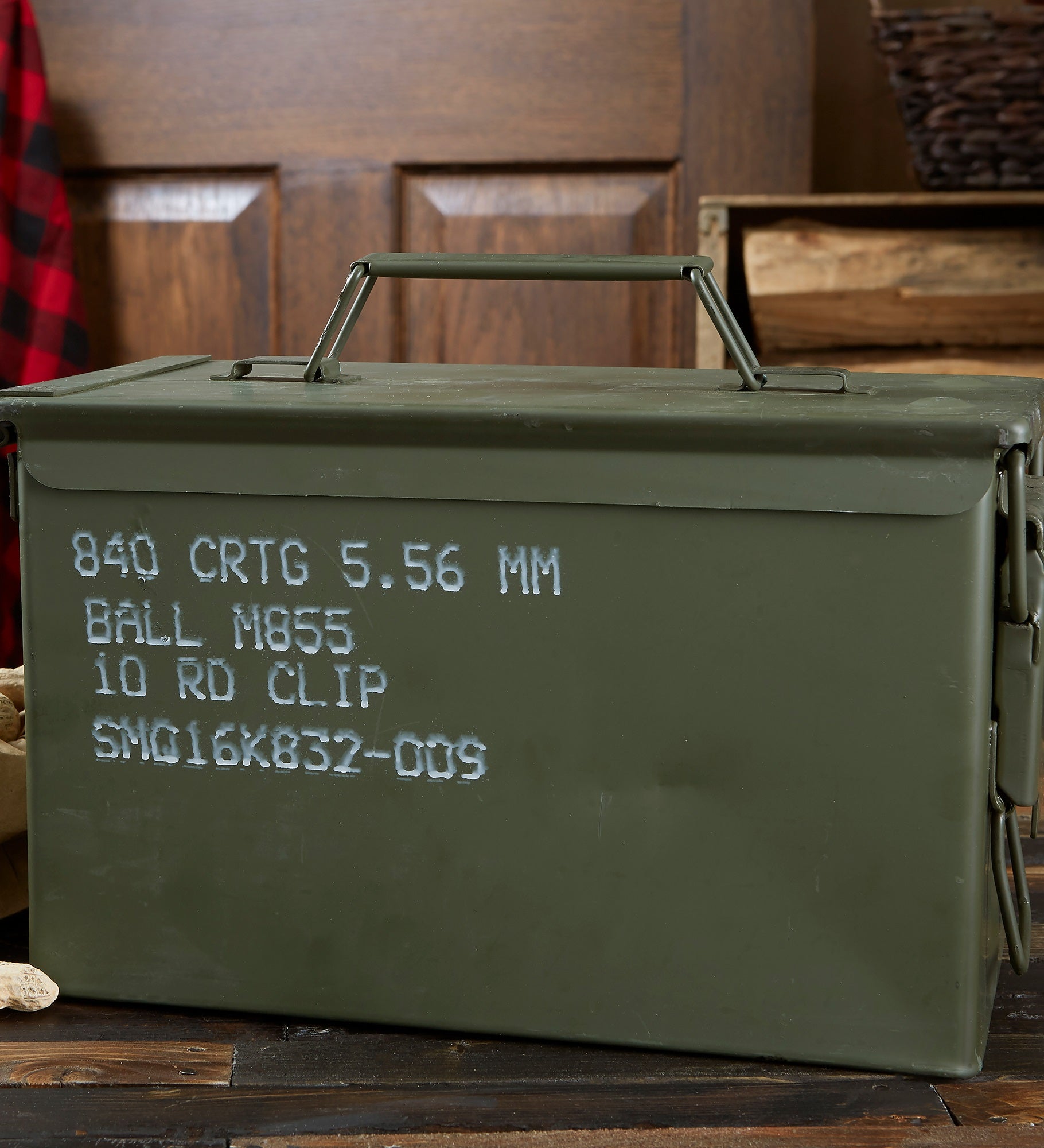 American Flag Personalized Ammo Box
