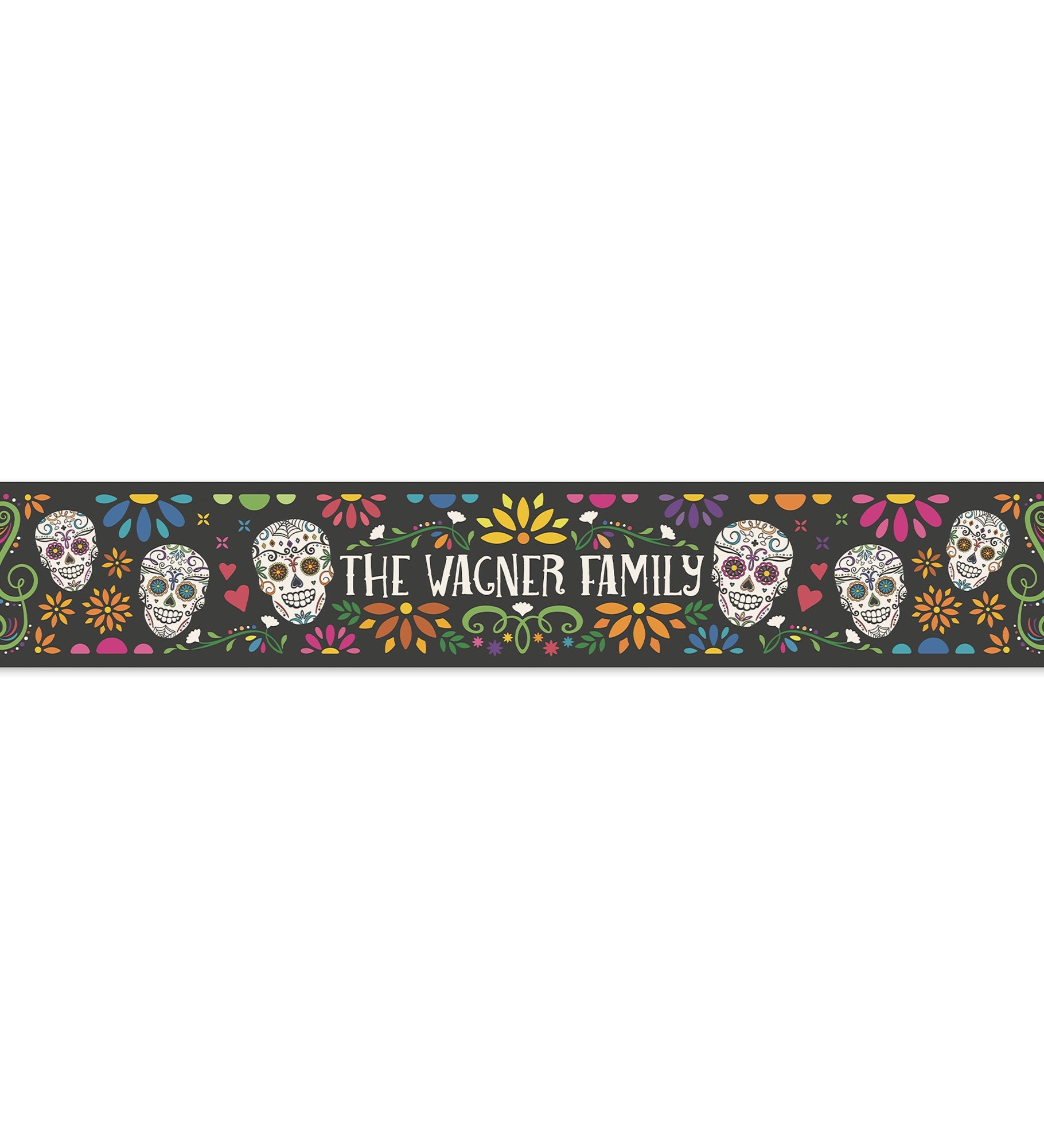 Day of the Dead Personalized Table Runner