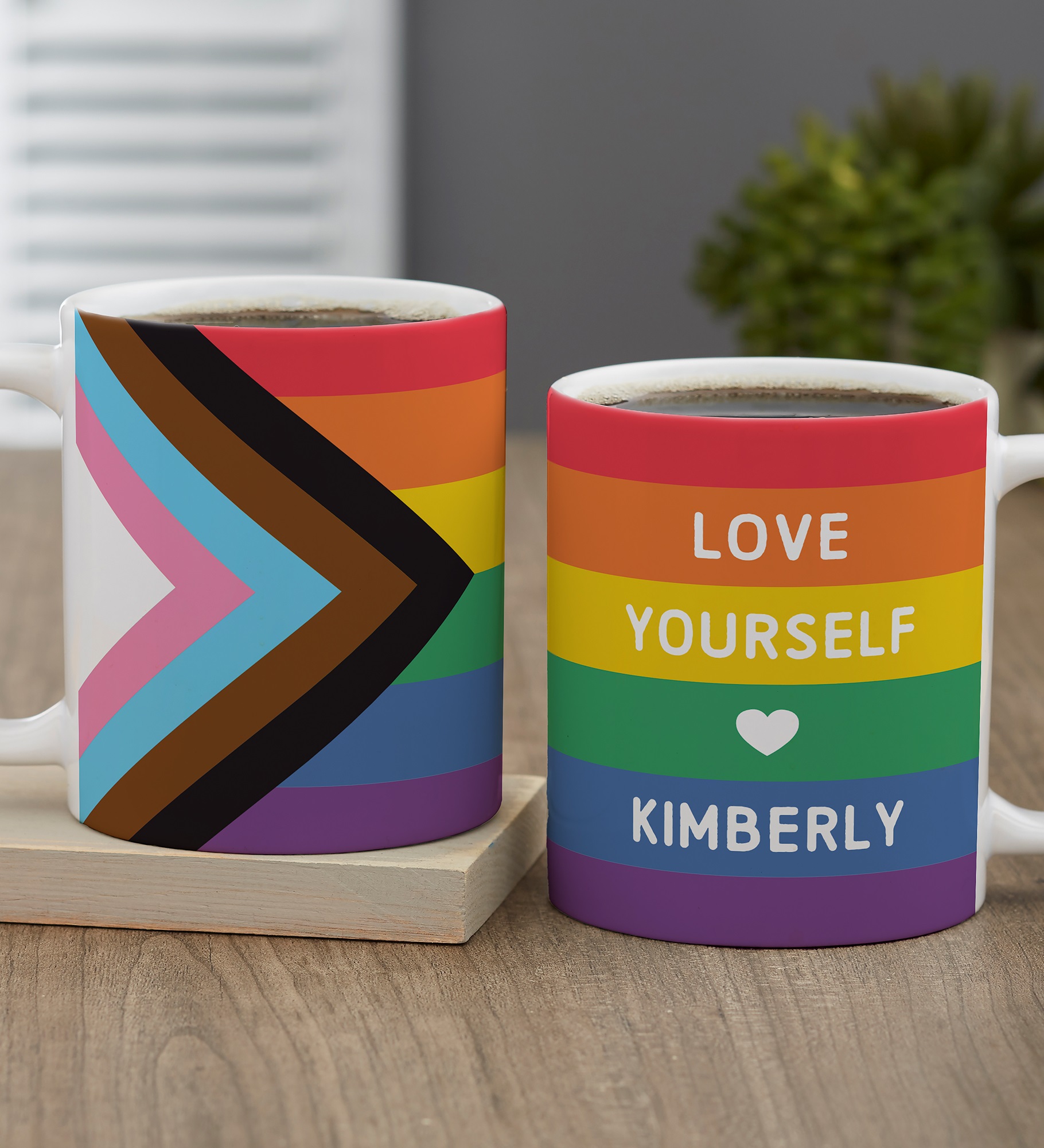 Love Yourself Personalized Coffee Mug 