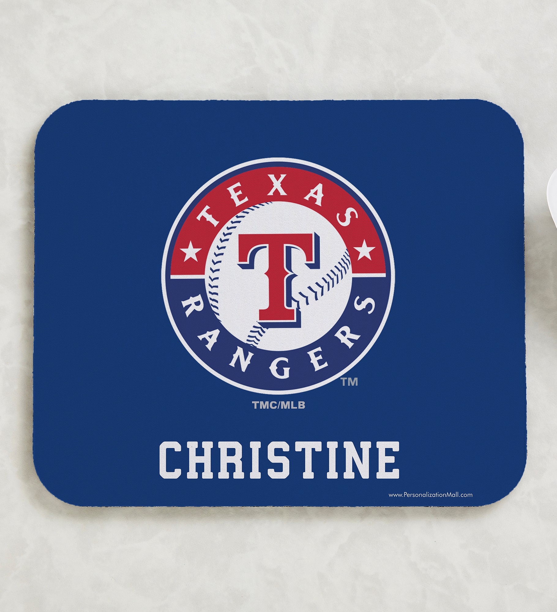 MLB Texas Rangers Personalized Mouse Pad