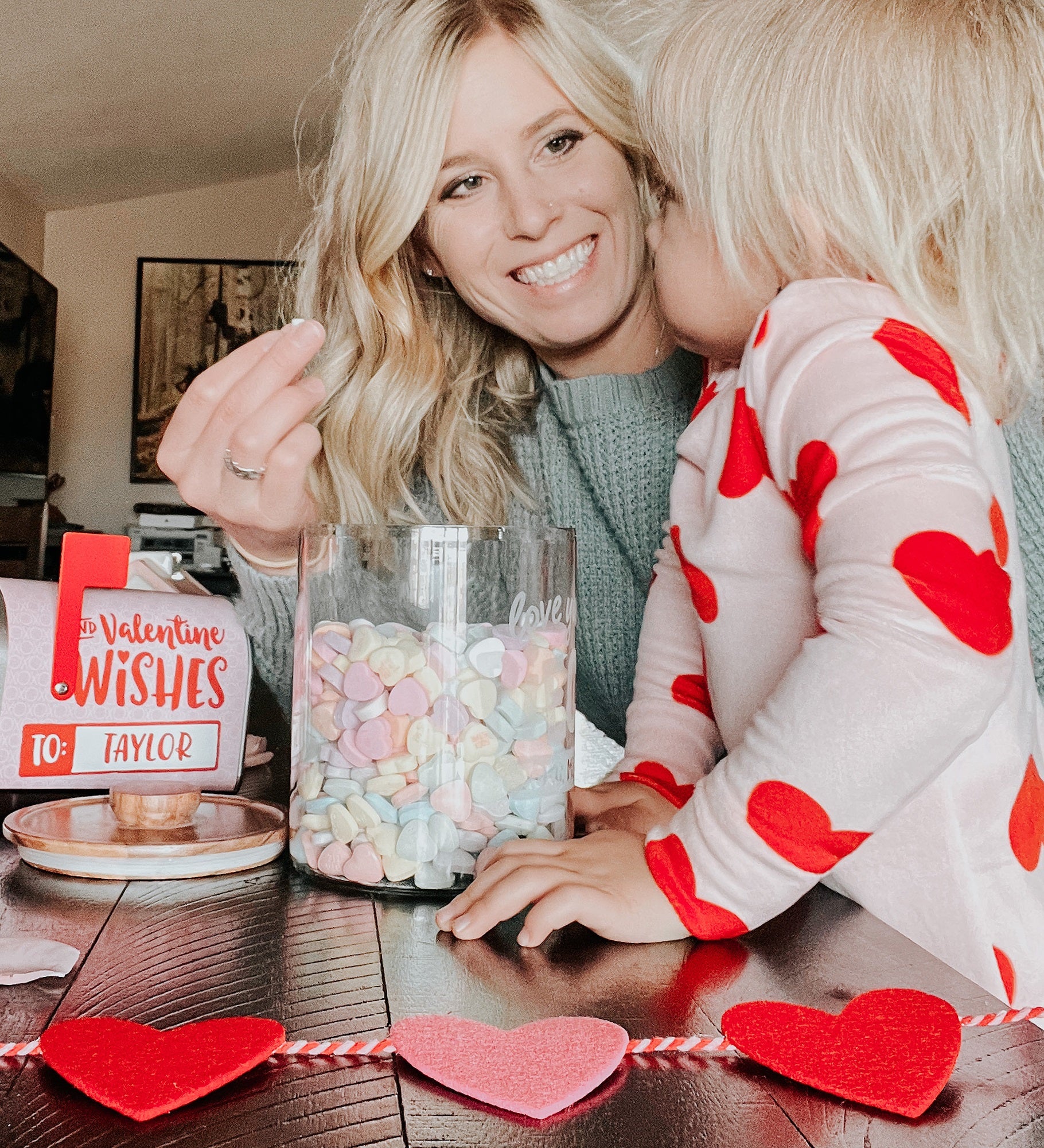 Love You to Pieces Personalized Glass Container with Acacia Lid