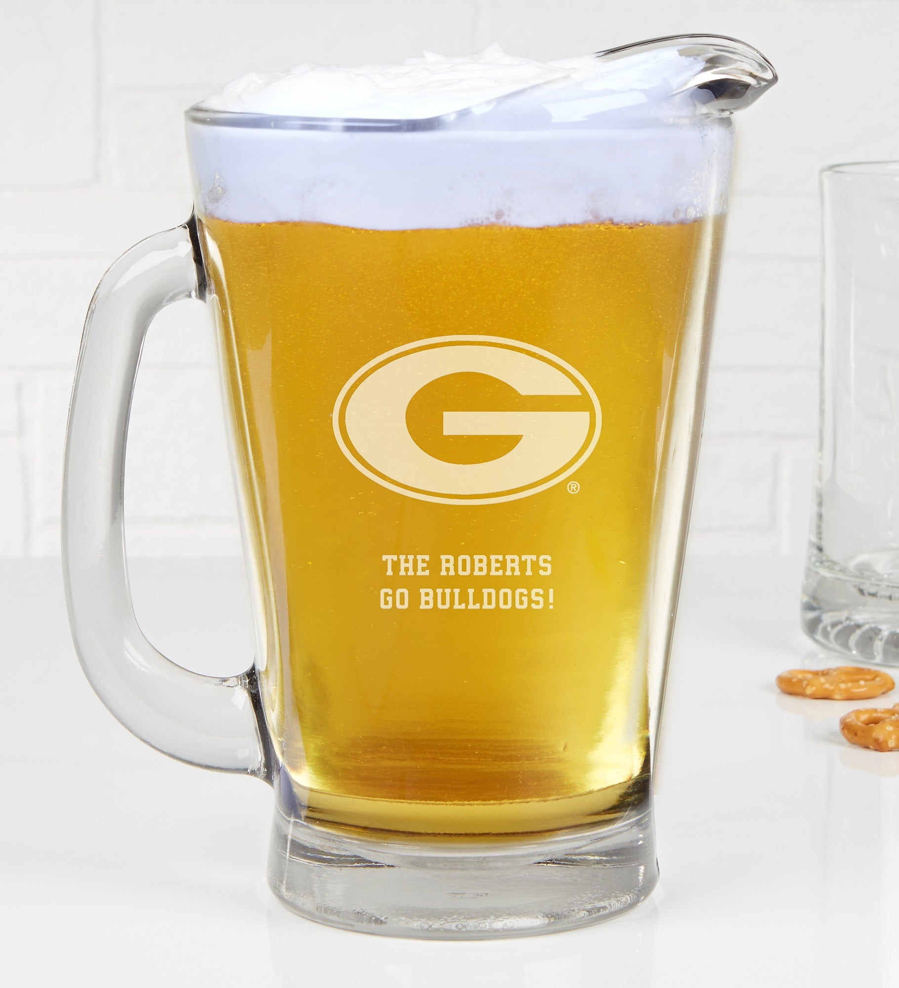 NCAA Georgia Bulldogs Personalized Drink Pitcher