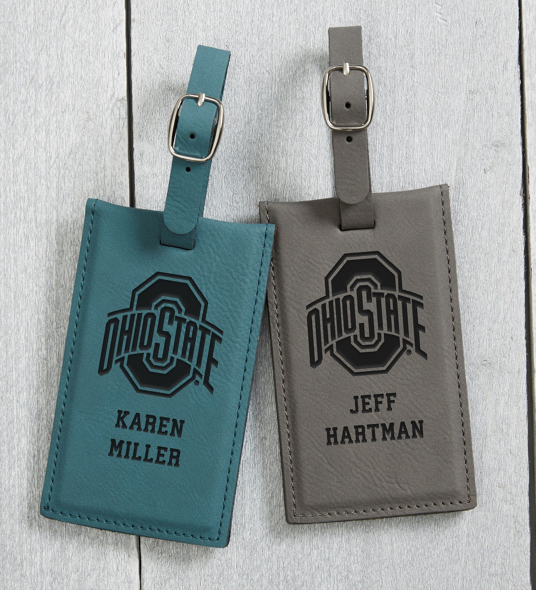 NCAA Ohio State Buckeyes Personalized Leatherette Luggage Tag