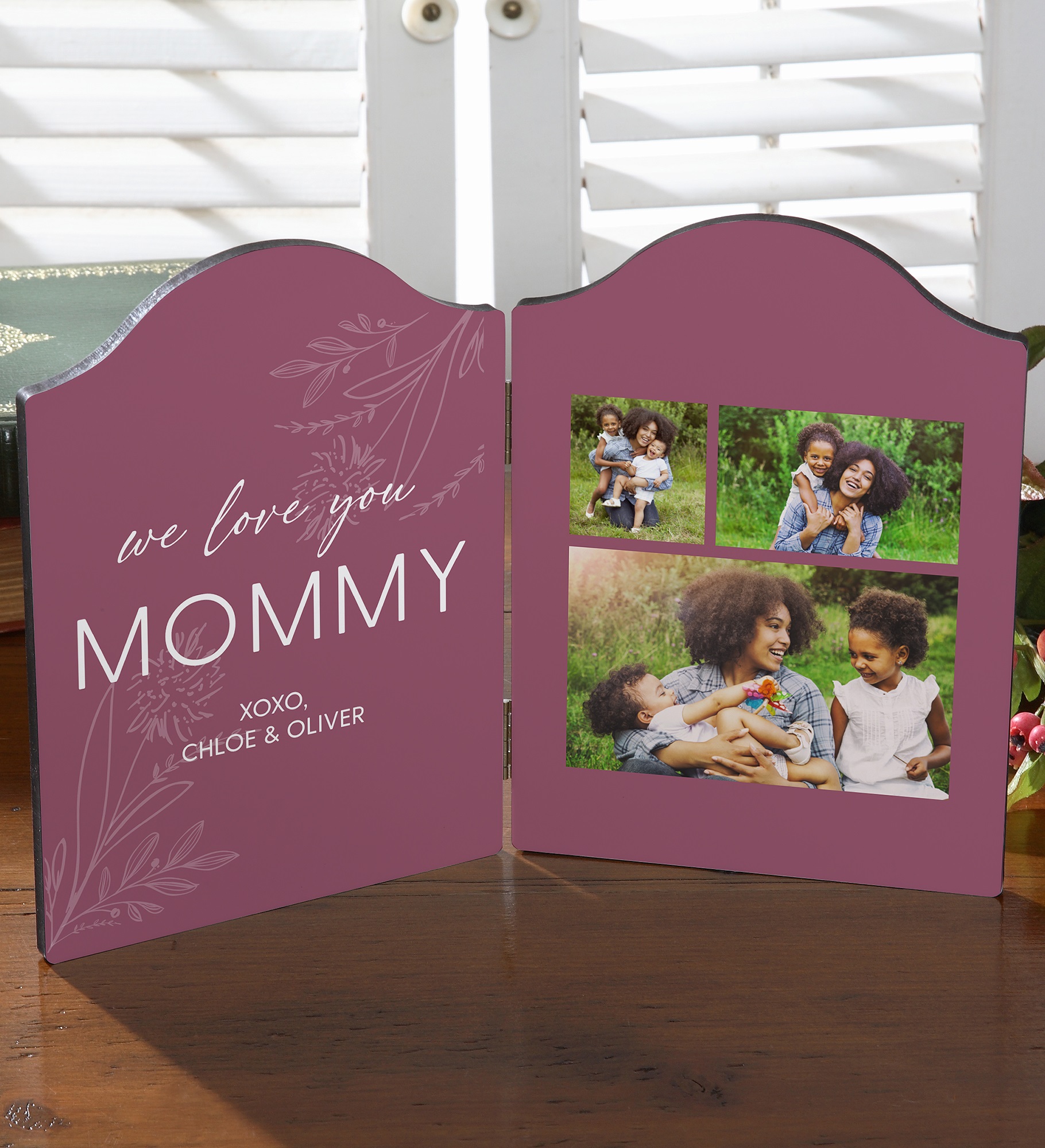 Her Memories Photo Collage Personalized Photo Plaque