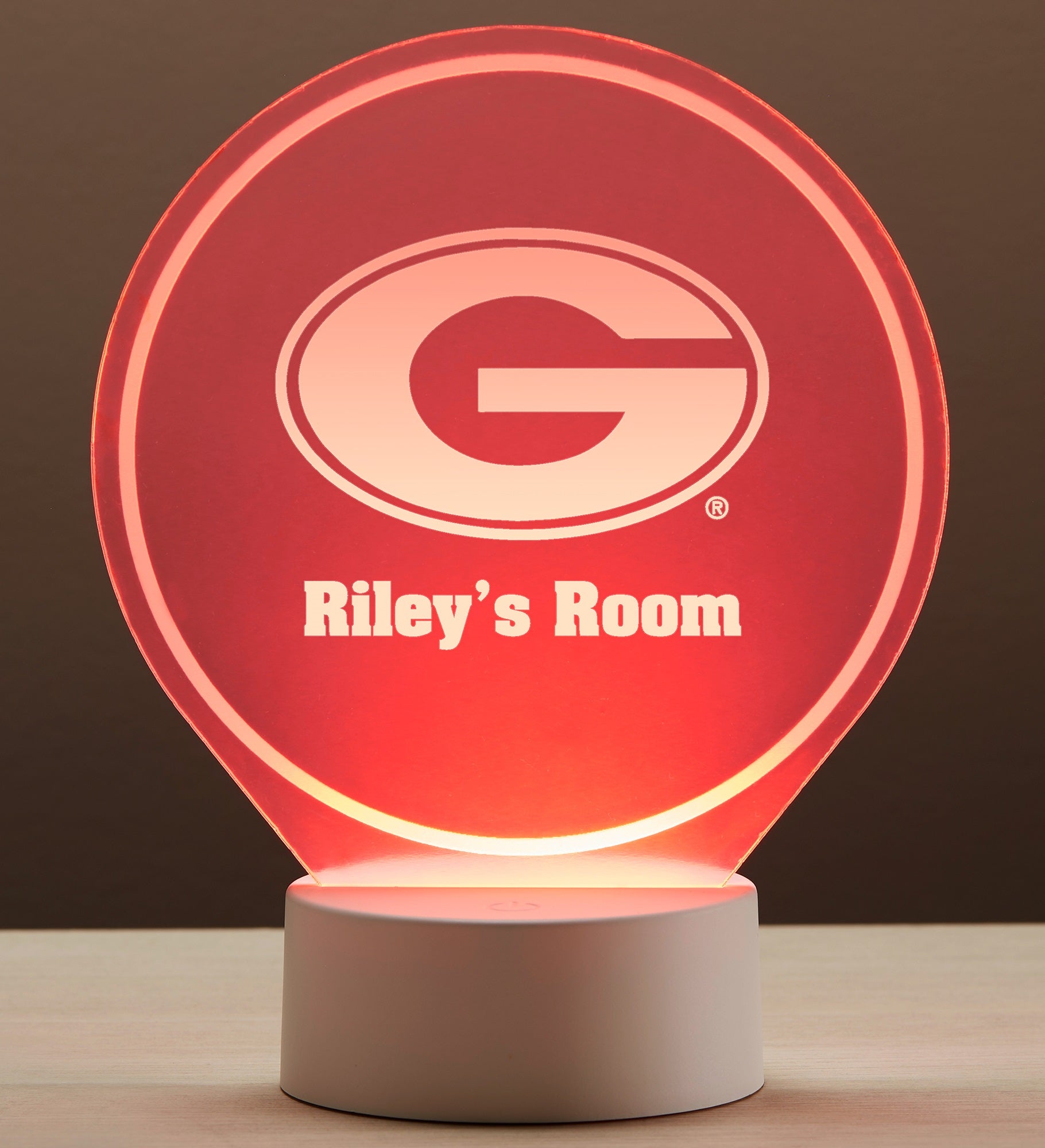 NCAA Georgia Bulldogs Personalized LED Sign