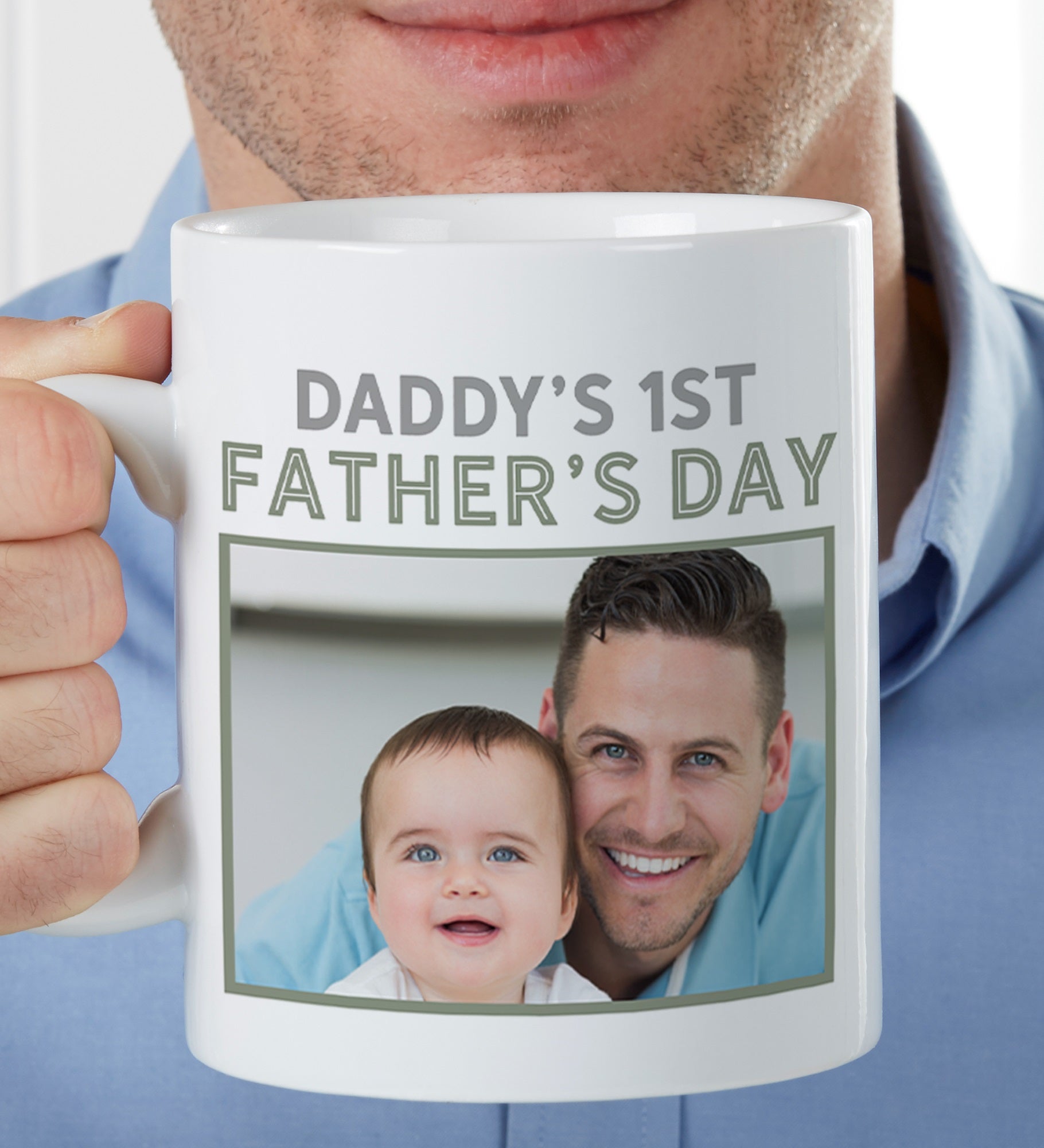 First Father's Day Personalized 30 oz. Oversized Coffee Mug