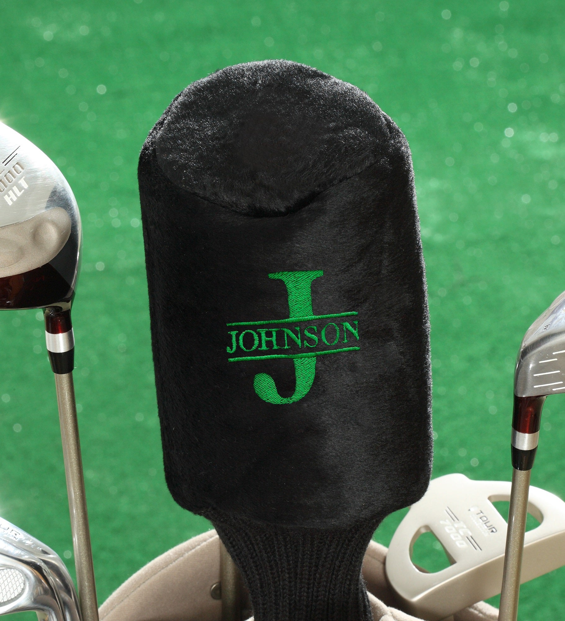 Lavish Last Name Embroidered Golf Club Cover