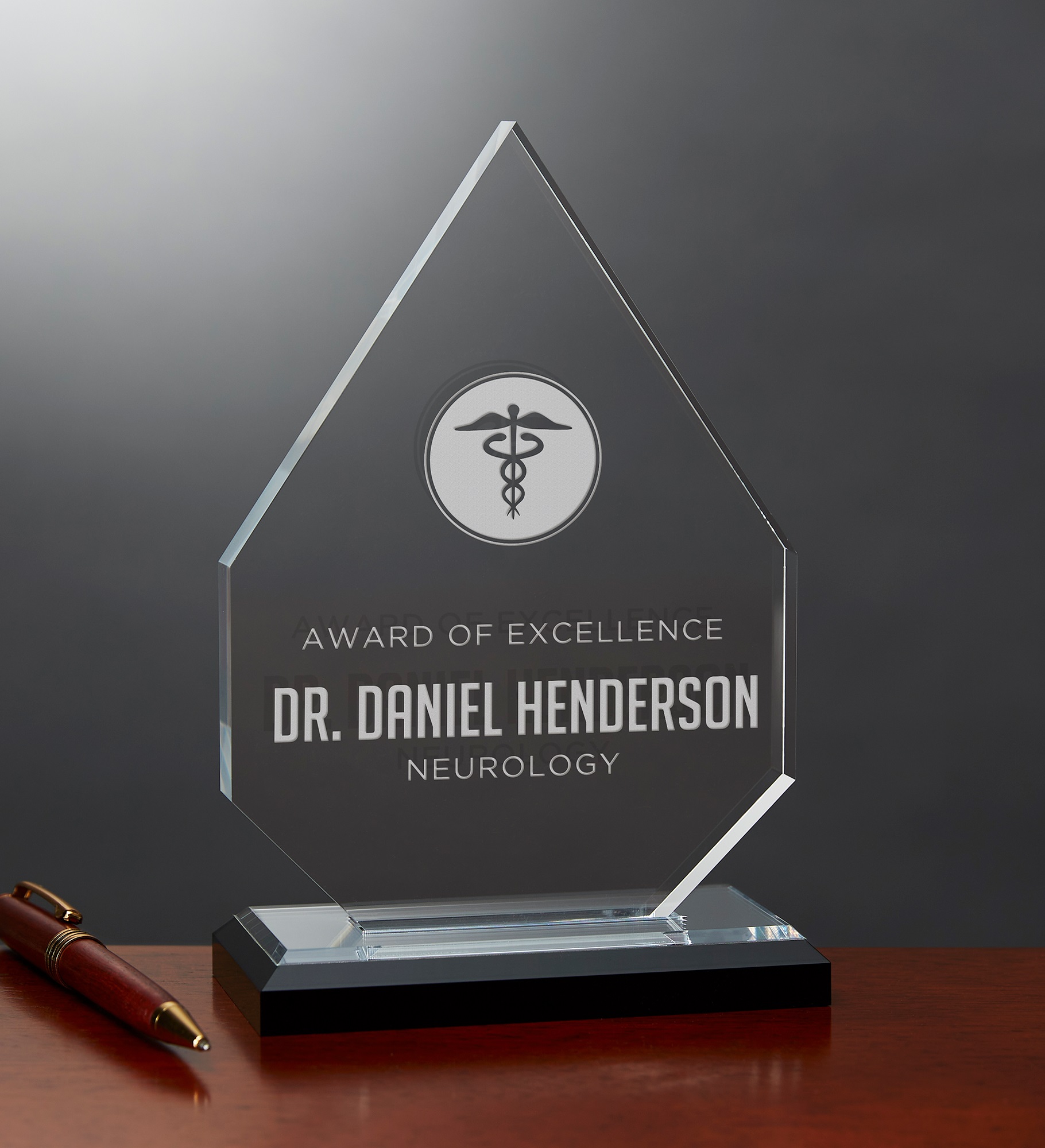 Medical Profession Personalized Diamond Award
