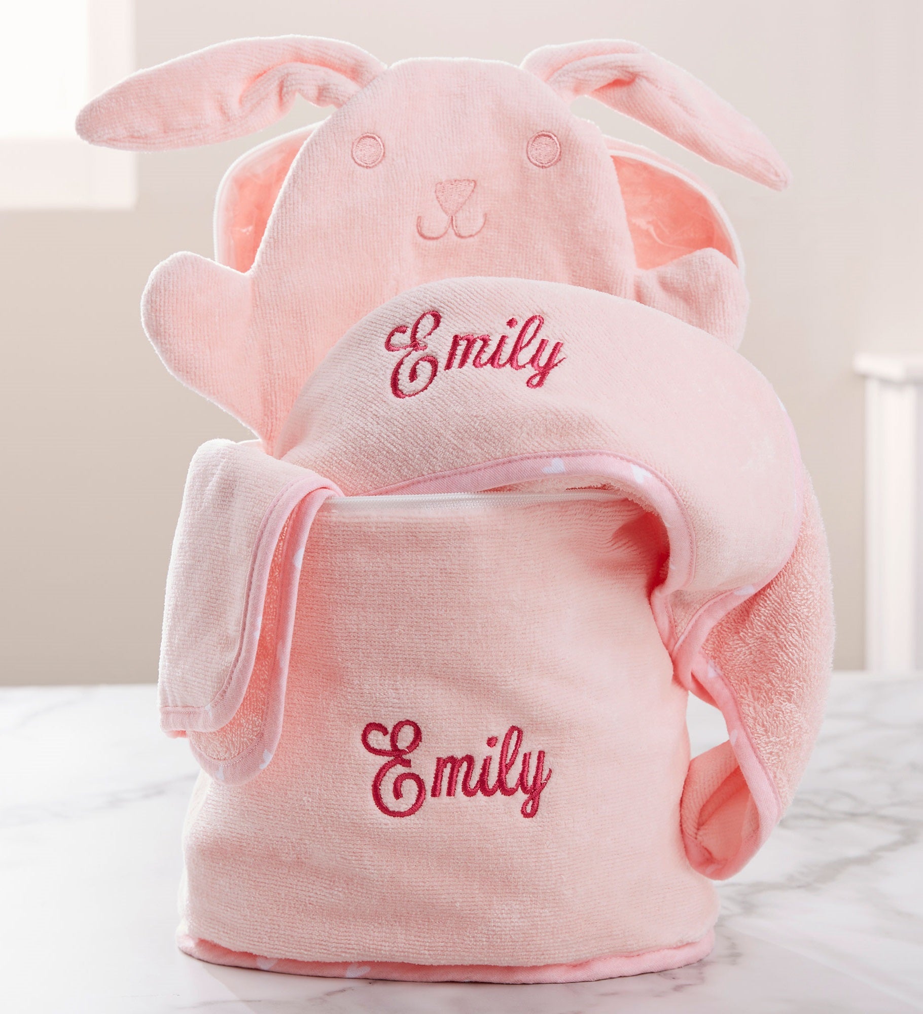Baby Embroidered 4 Piece Bath Set