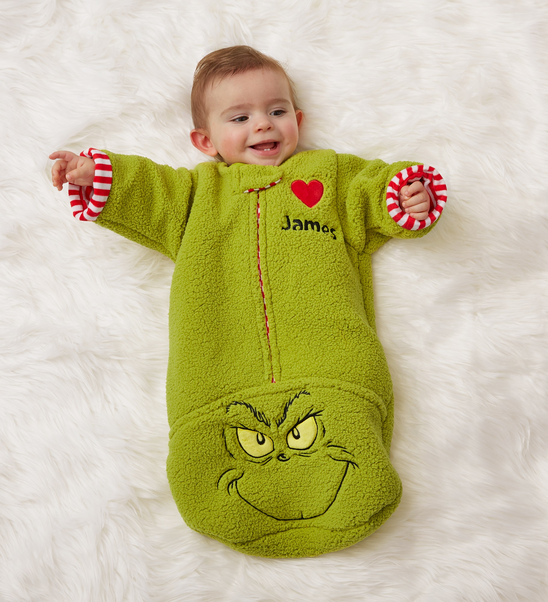 The Grinch Personalized Baby Cozy Bag