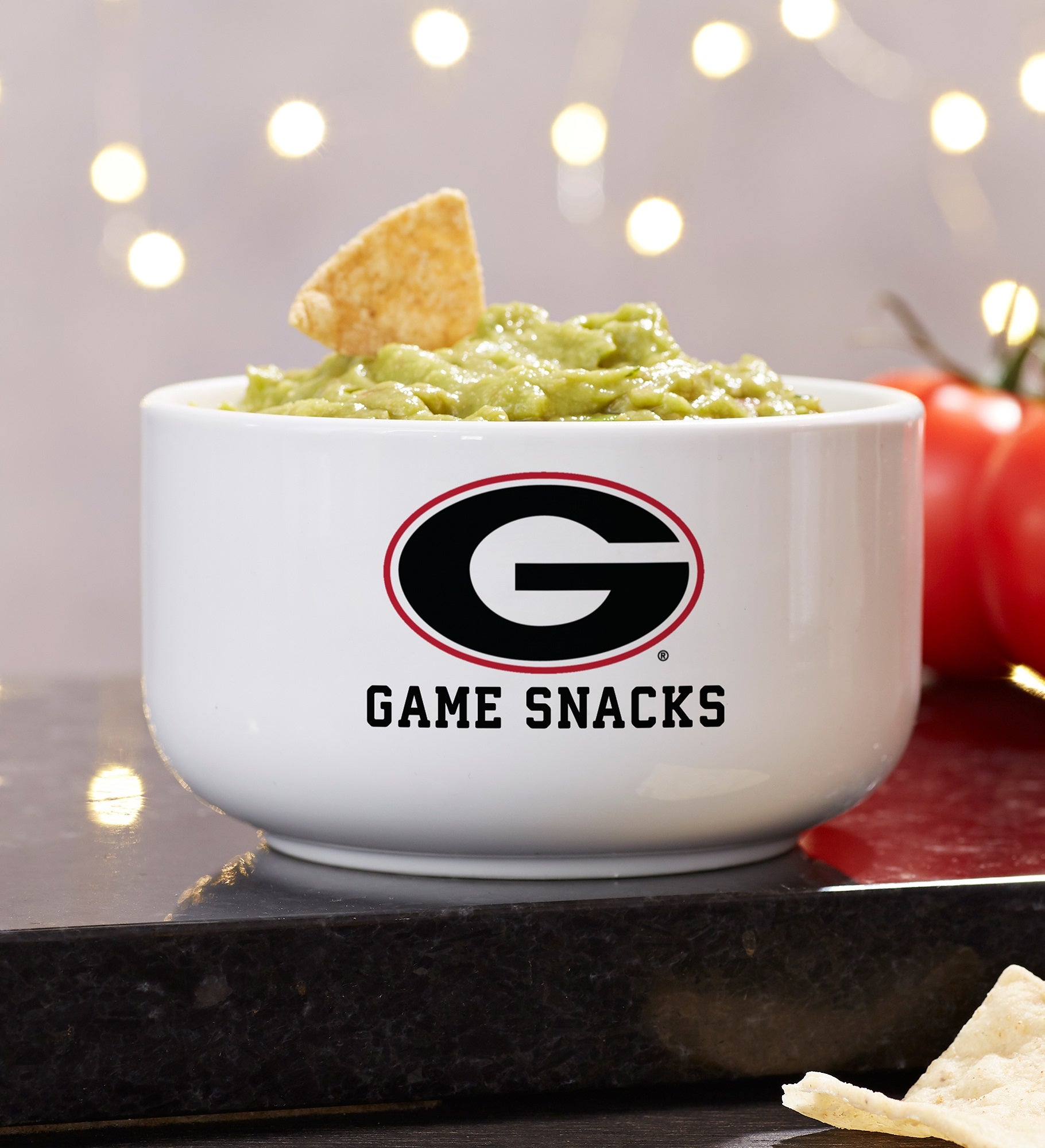 NCAA Georgia Bulldogs Personalized Bowls