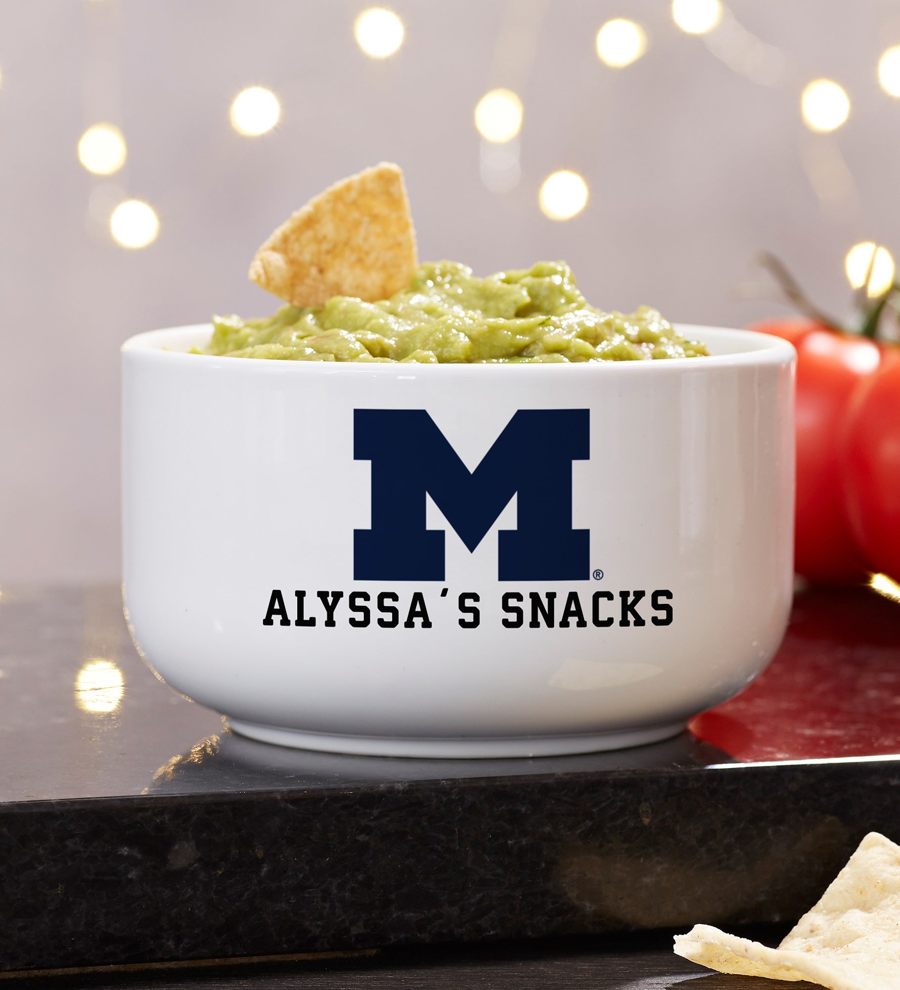 NCAA Michigan Wolverines Personalized Bowls