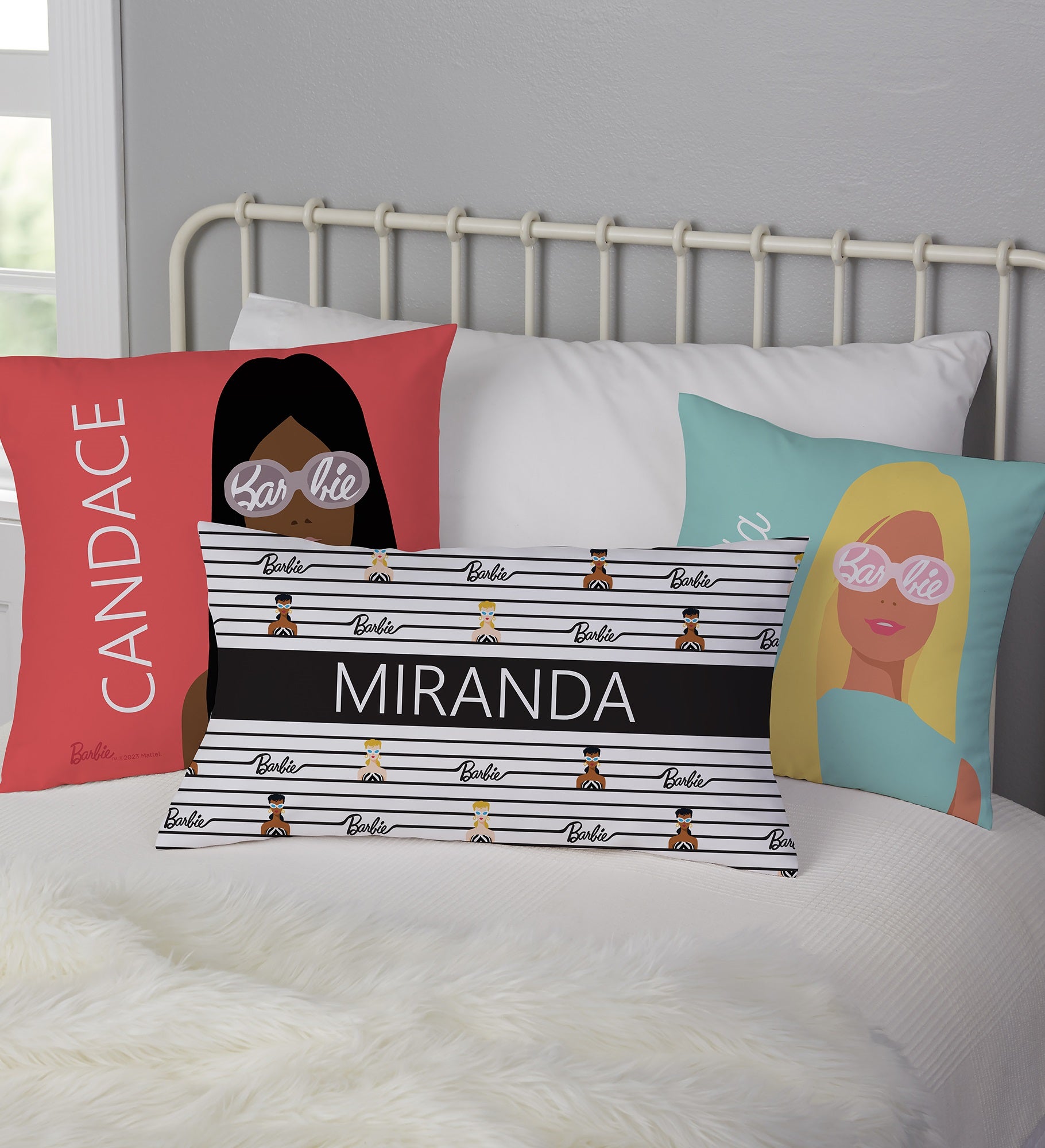 Malibu Barbie™ Personalized Throw Pillows