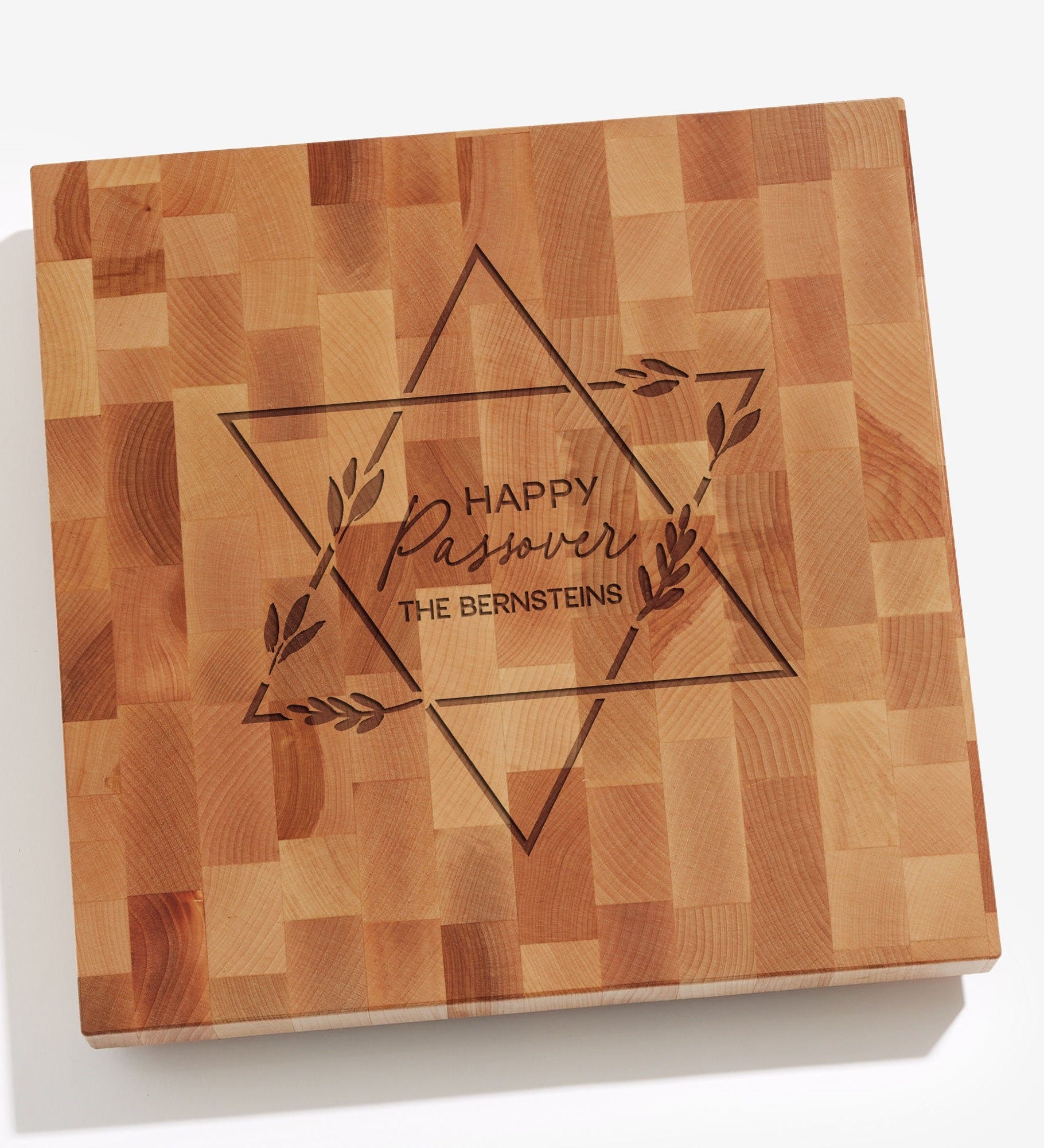 Passover Personalized Butcher Block Cutting Board