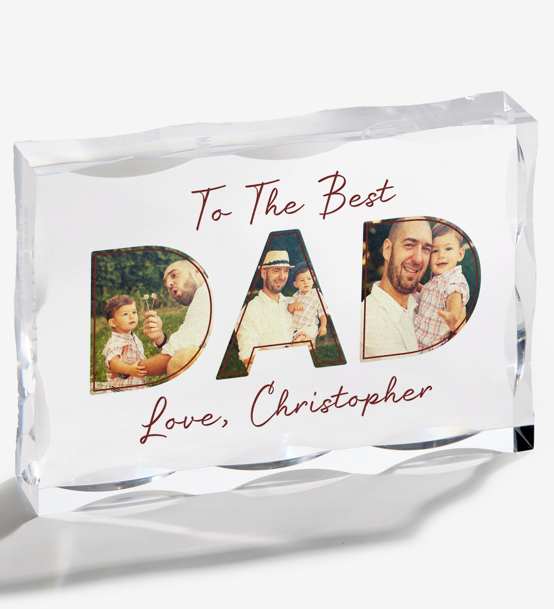 Memories With Dad Personalized Photo Keepsake