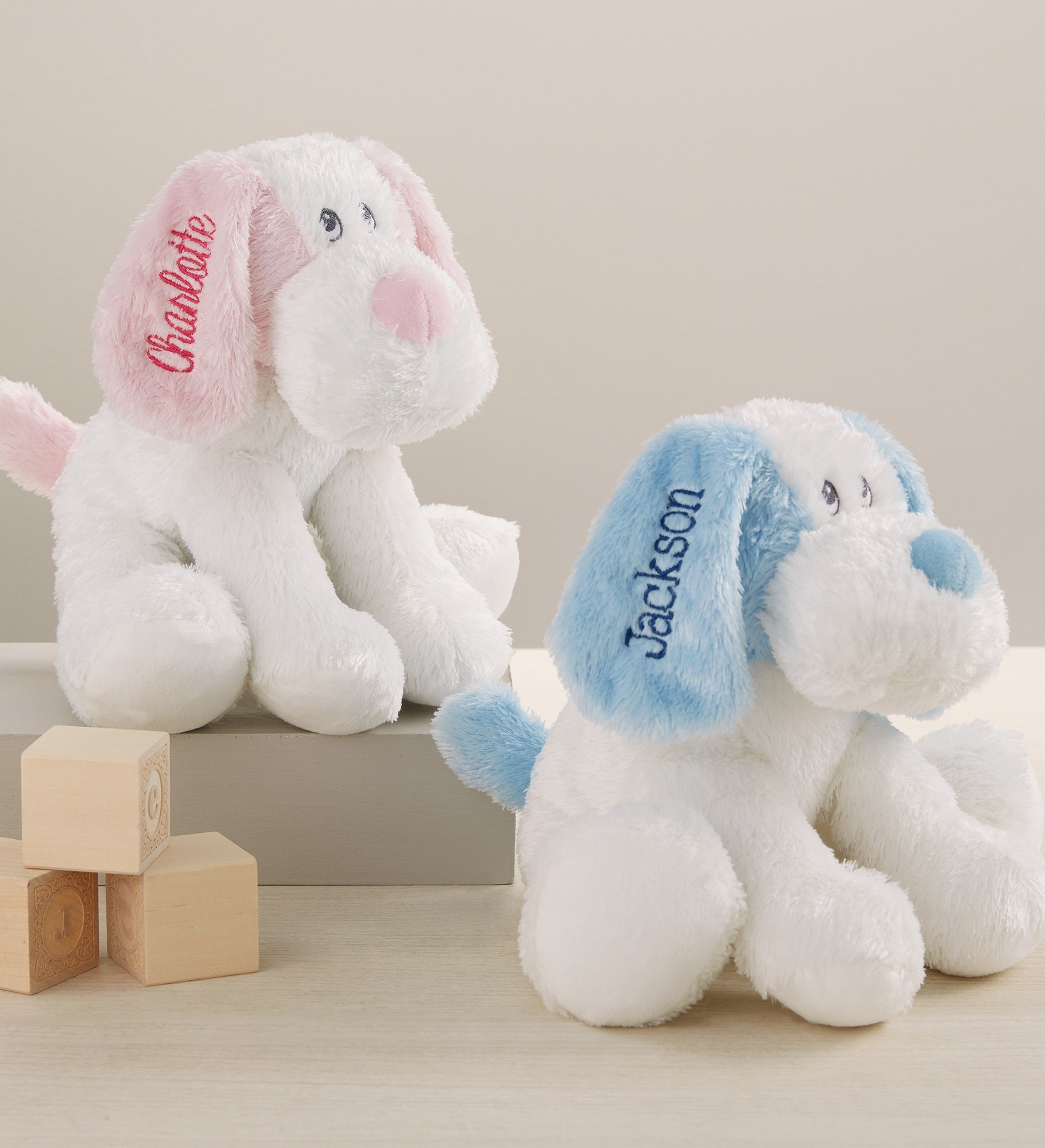 Embroidered Plush Puppy