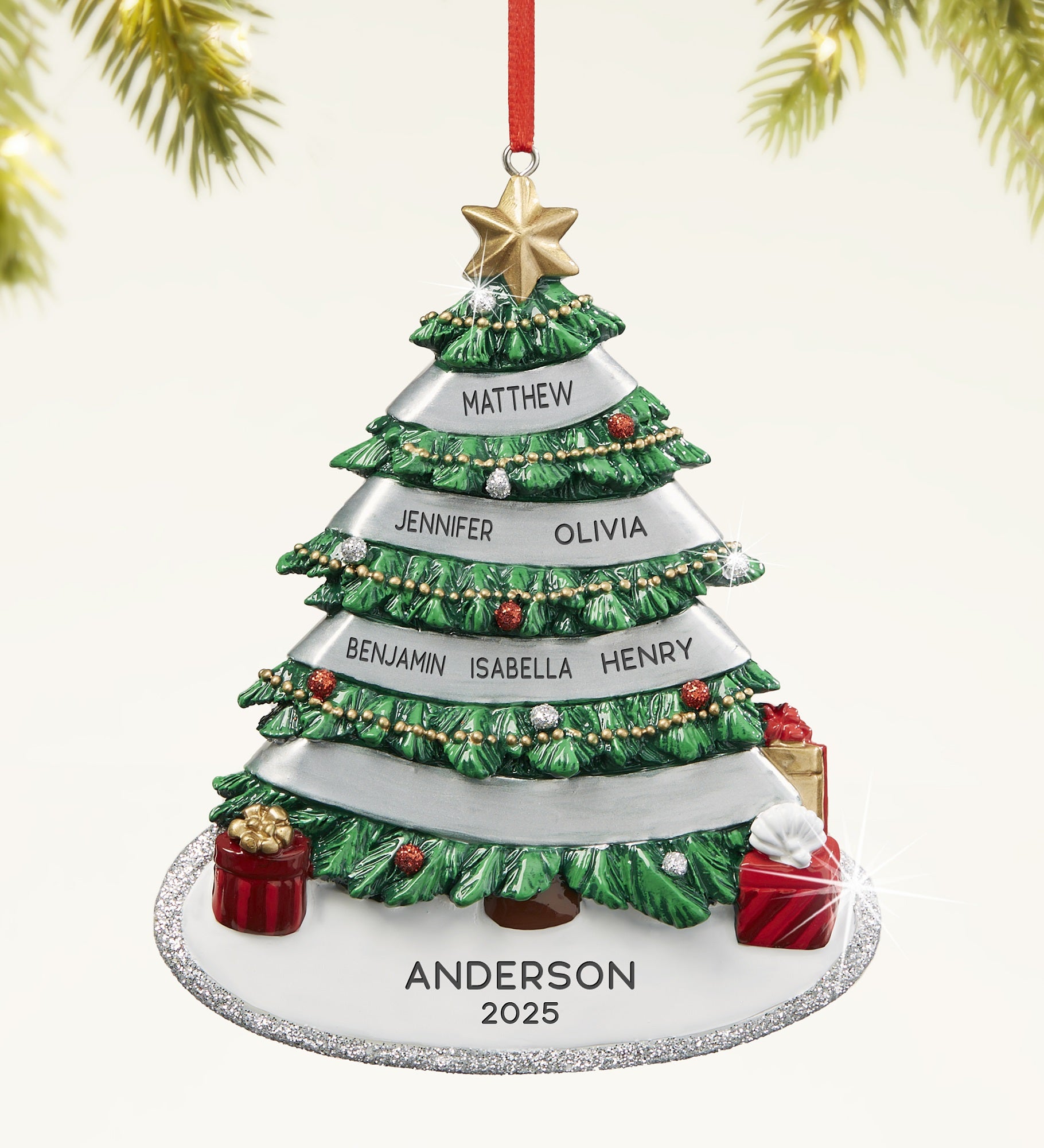 Our Family Tree Personalized Christmas Ornament
