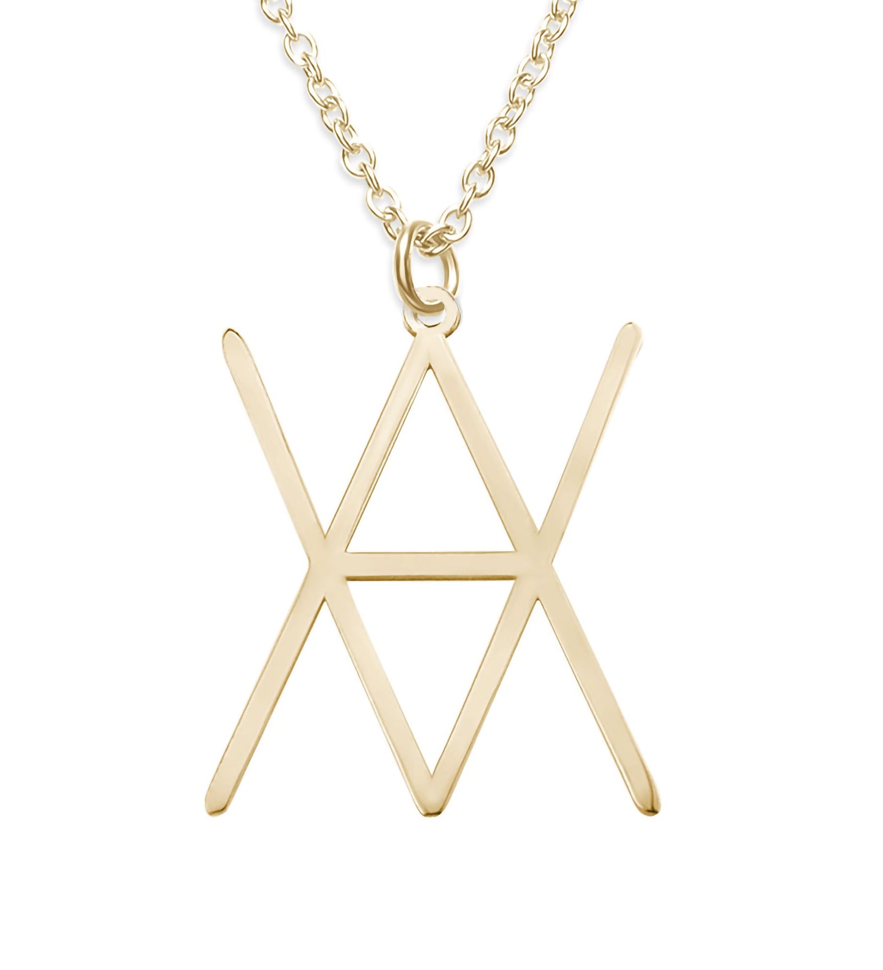 Personalized Geometrical Name Necklace