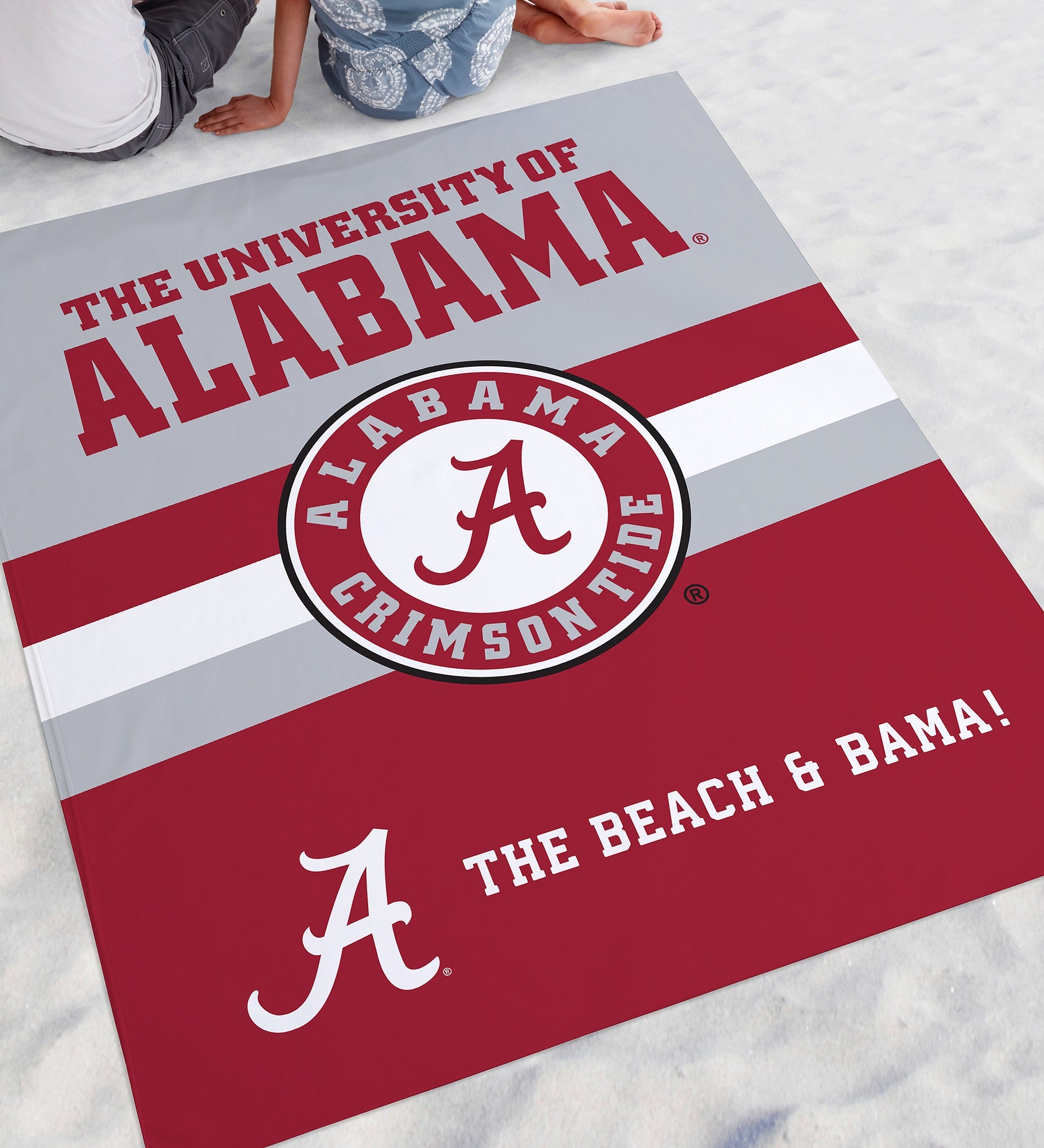 NCAA Alabama Crimson Tide Personalized Beach Blanket