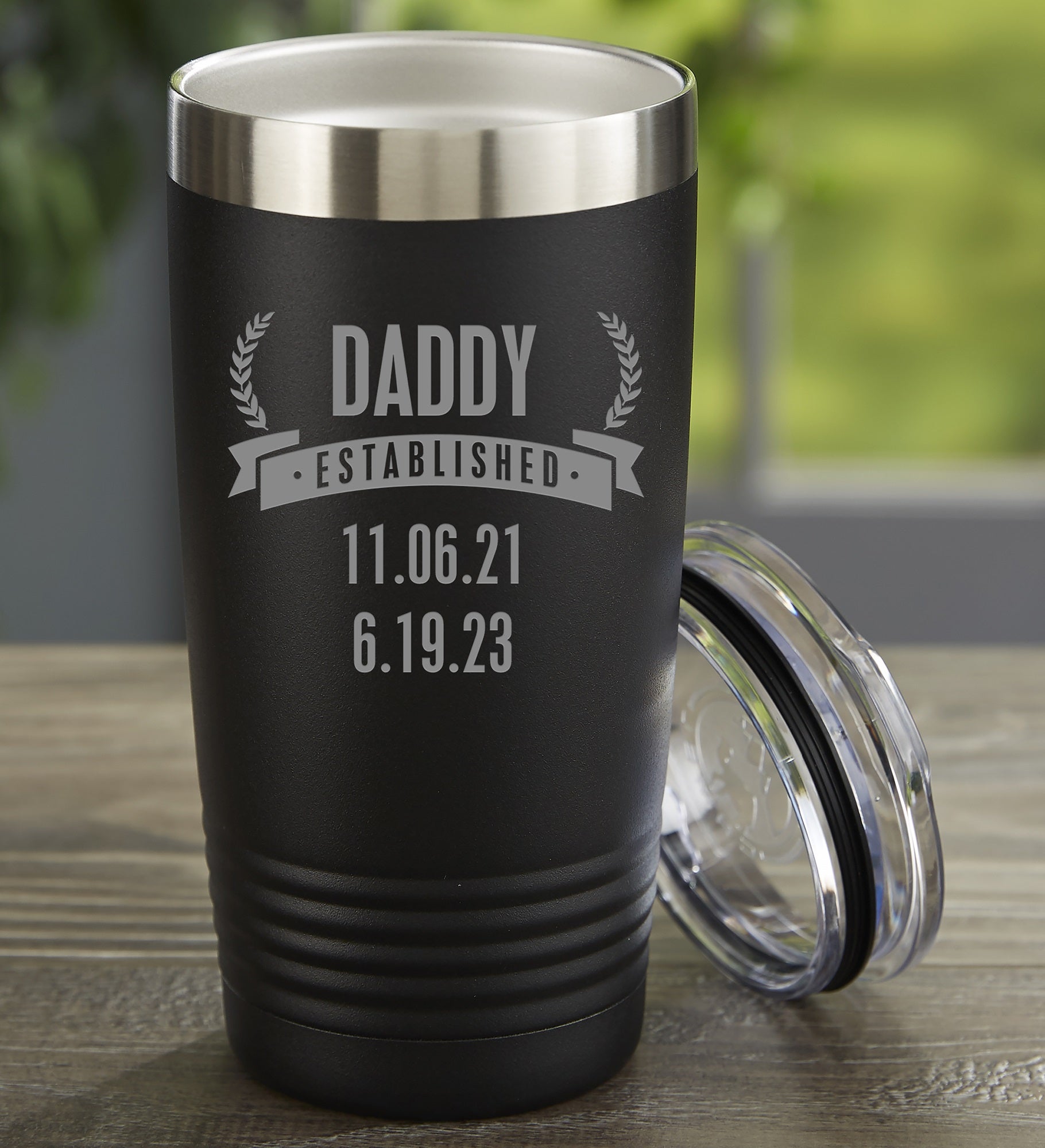 Date Established Personalized 20 oz. Vacuum Insulated Stainless Steel Tumblers