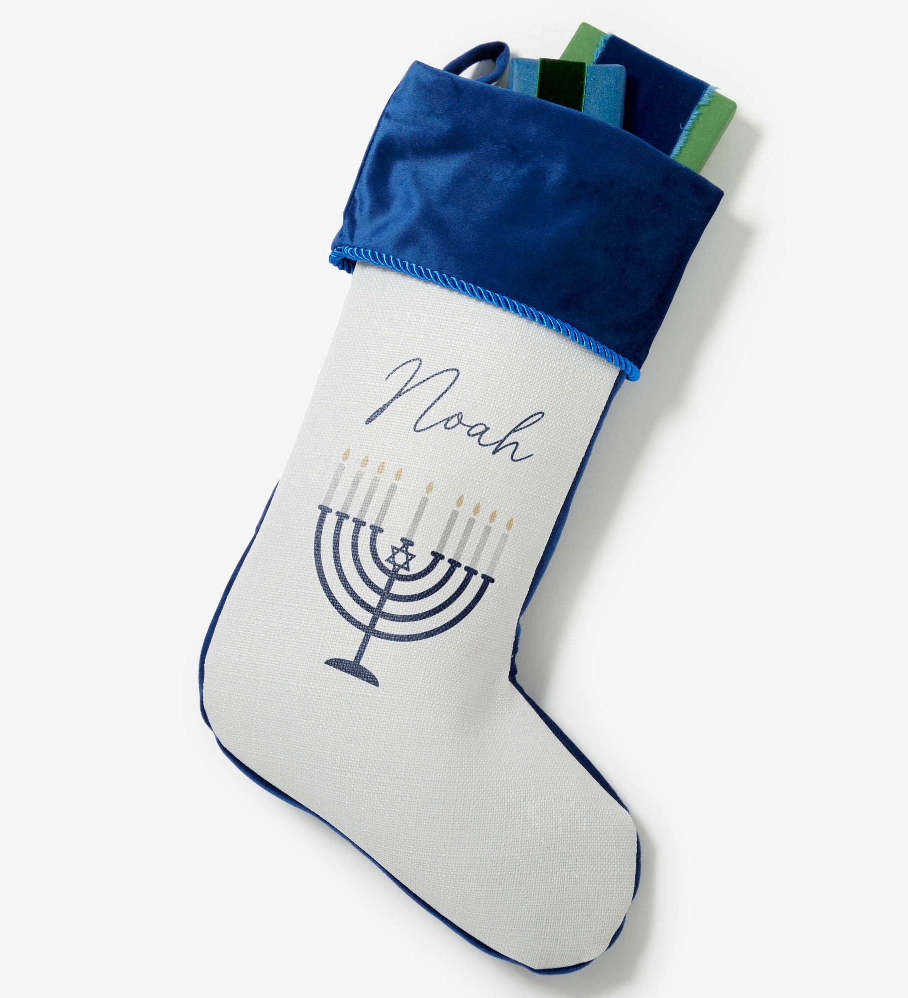 Love and Light Personalized Hanukkah Stocking