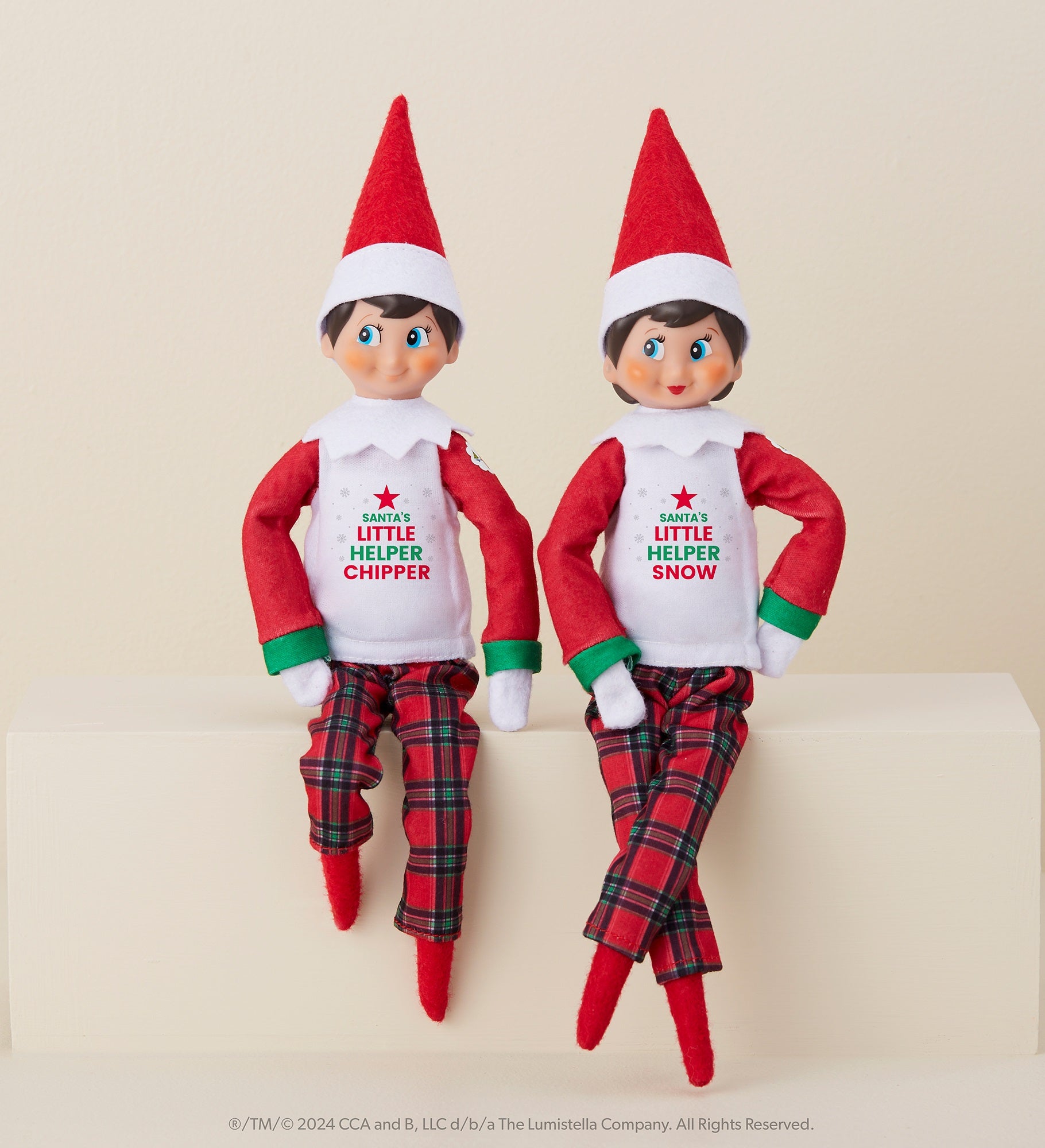 Claus Couture Collection® Personalized Plaid PJs