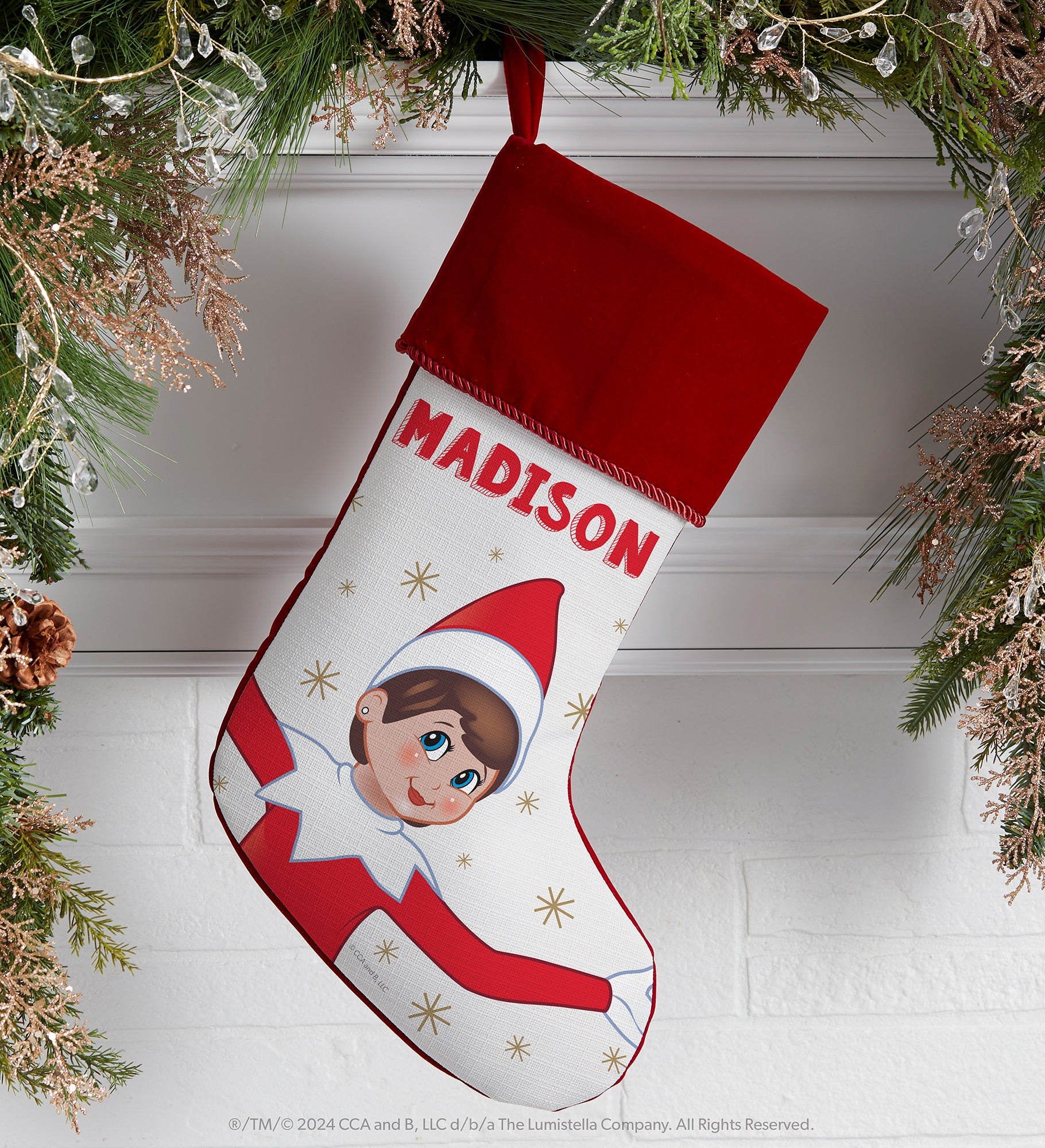 The Elf on the Shelf® Personalized Christmas Stockings