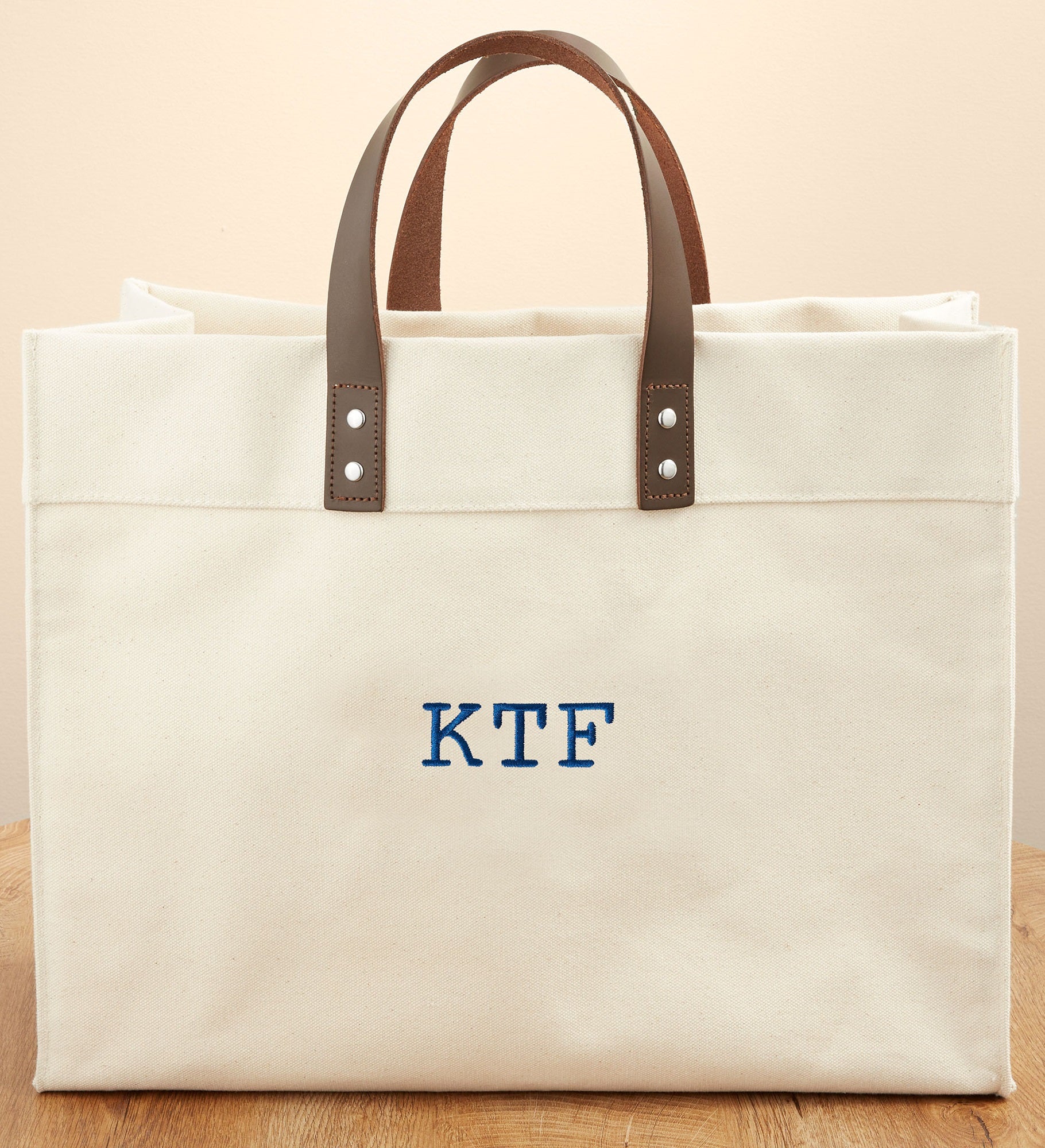 Classic Celebration Embroidered Tote Bag