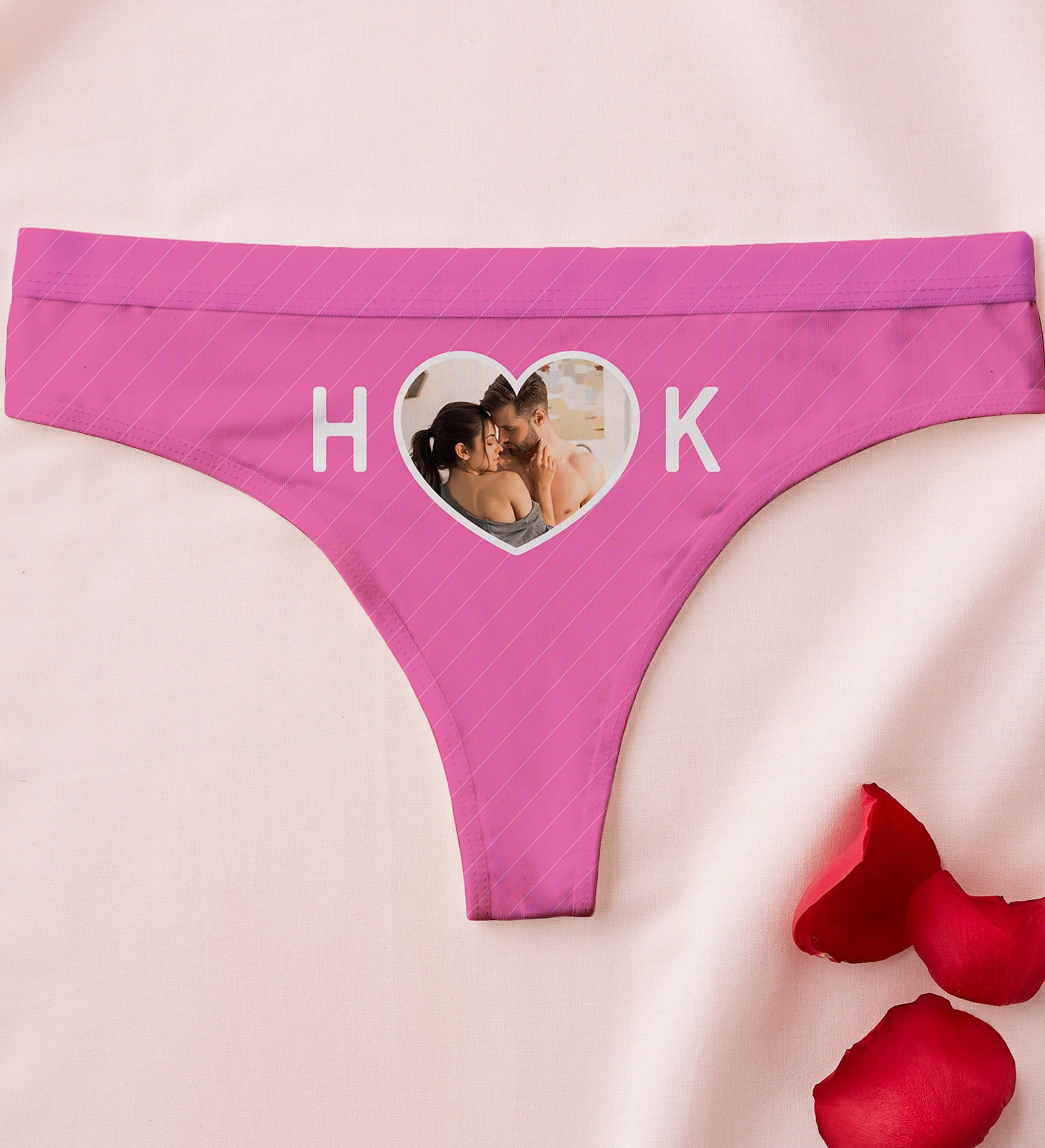 You & I Personalized Photo Thong