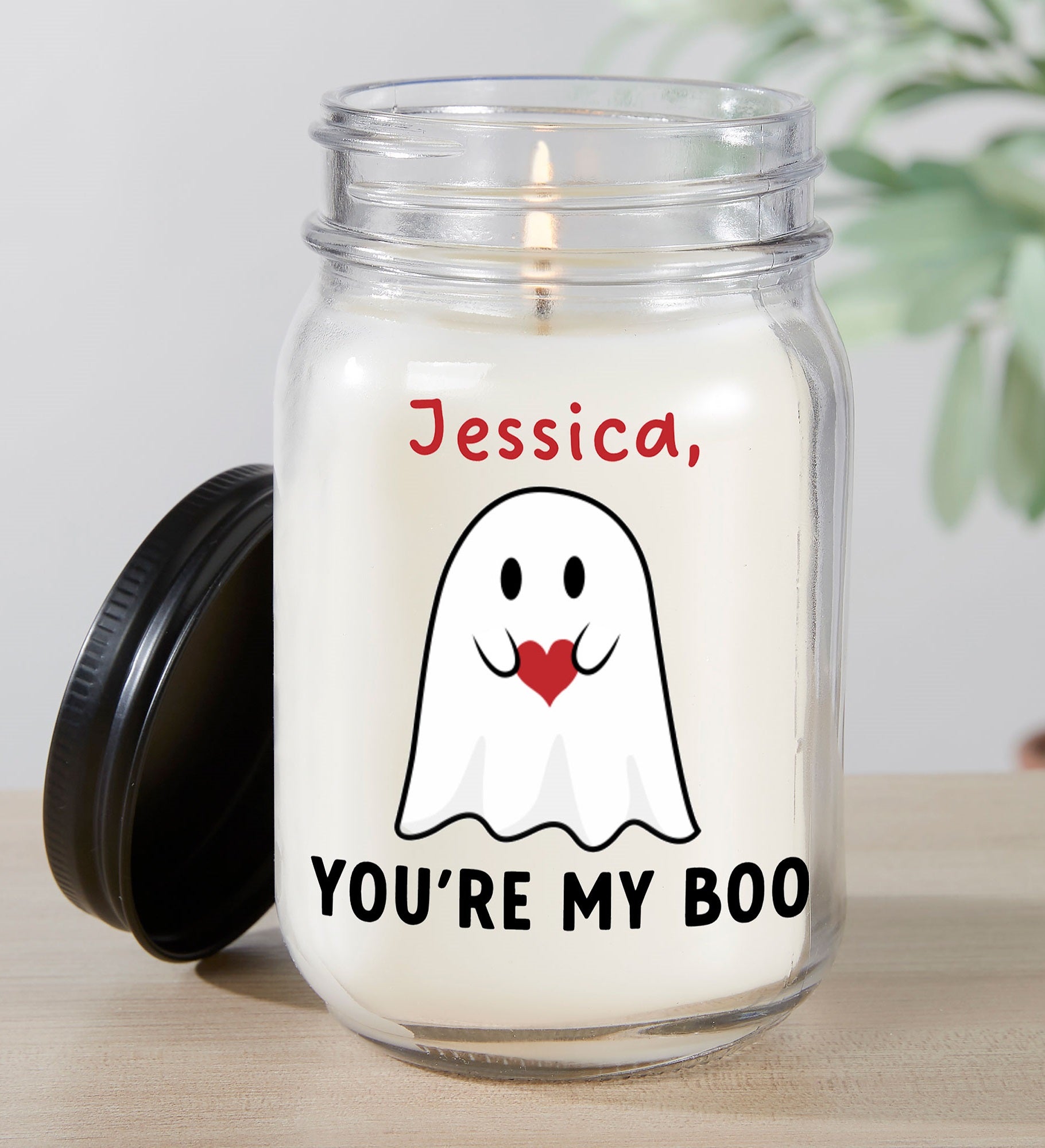 You're My Boo Personalized Farmhouse Candle Jar