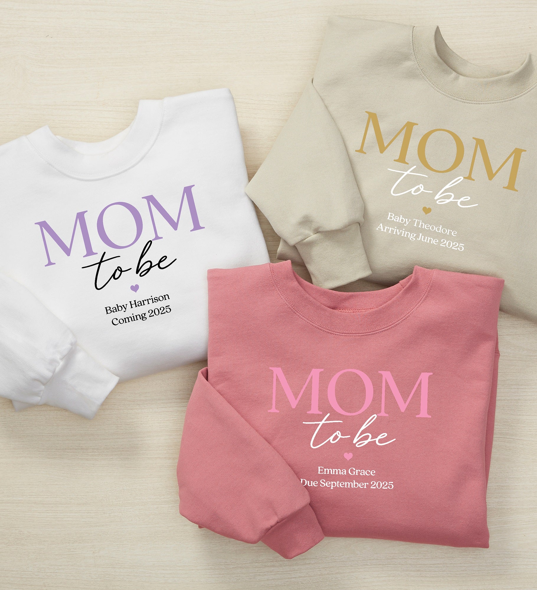 Mom To Be Personalized Hanes® Adult Sweatshirt