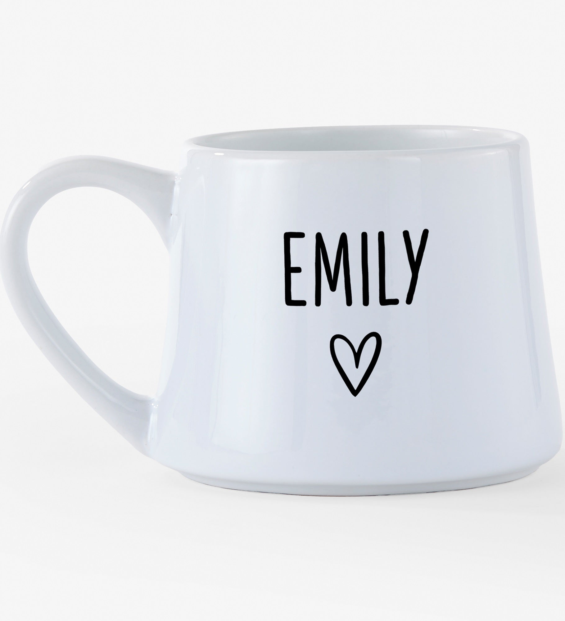 Heartfelt Name Personalized 13oz. Ceramic Tapered Mug