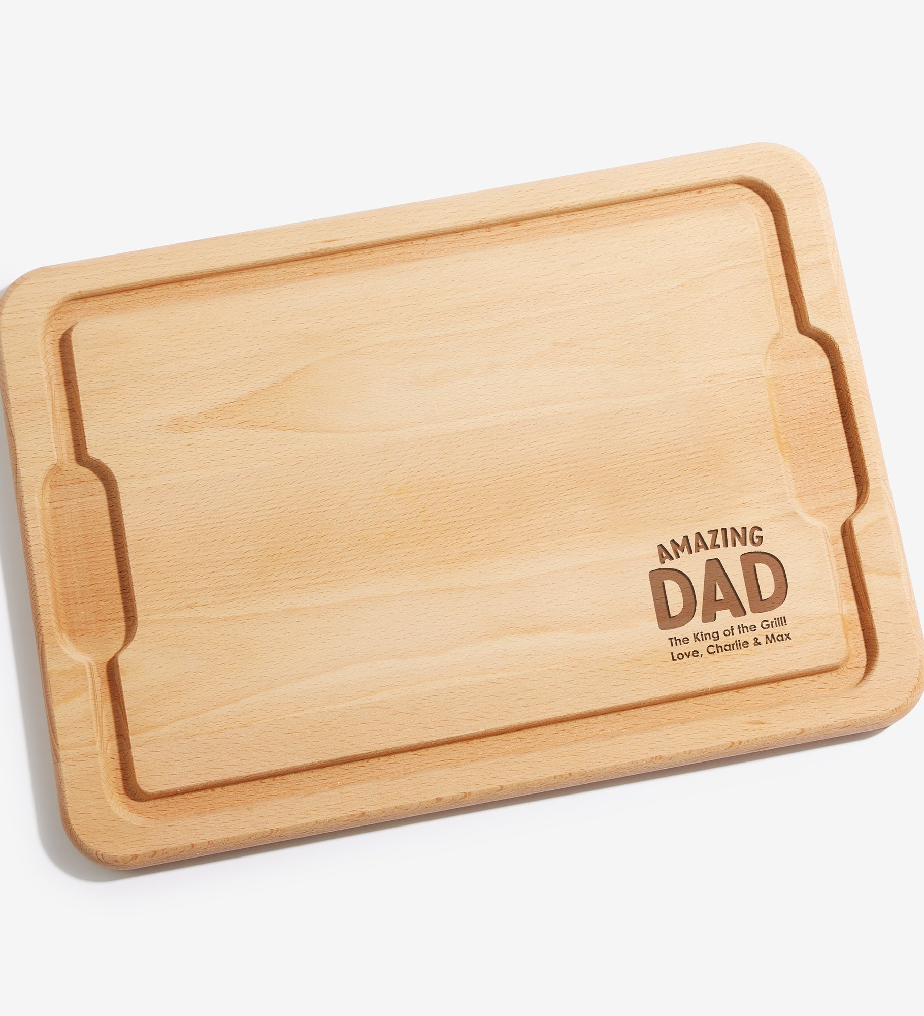 Amazing Dad Personalized Hardwood Cutting Board