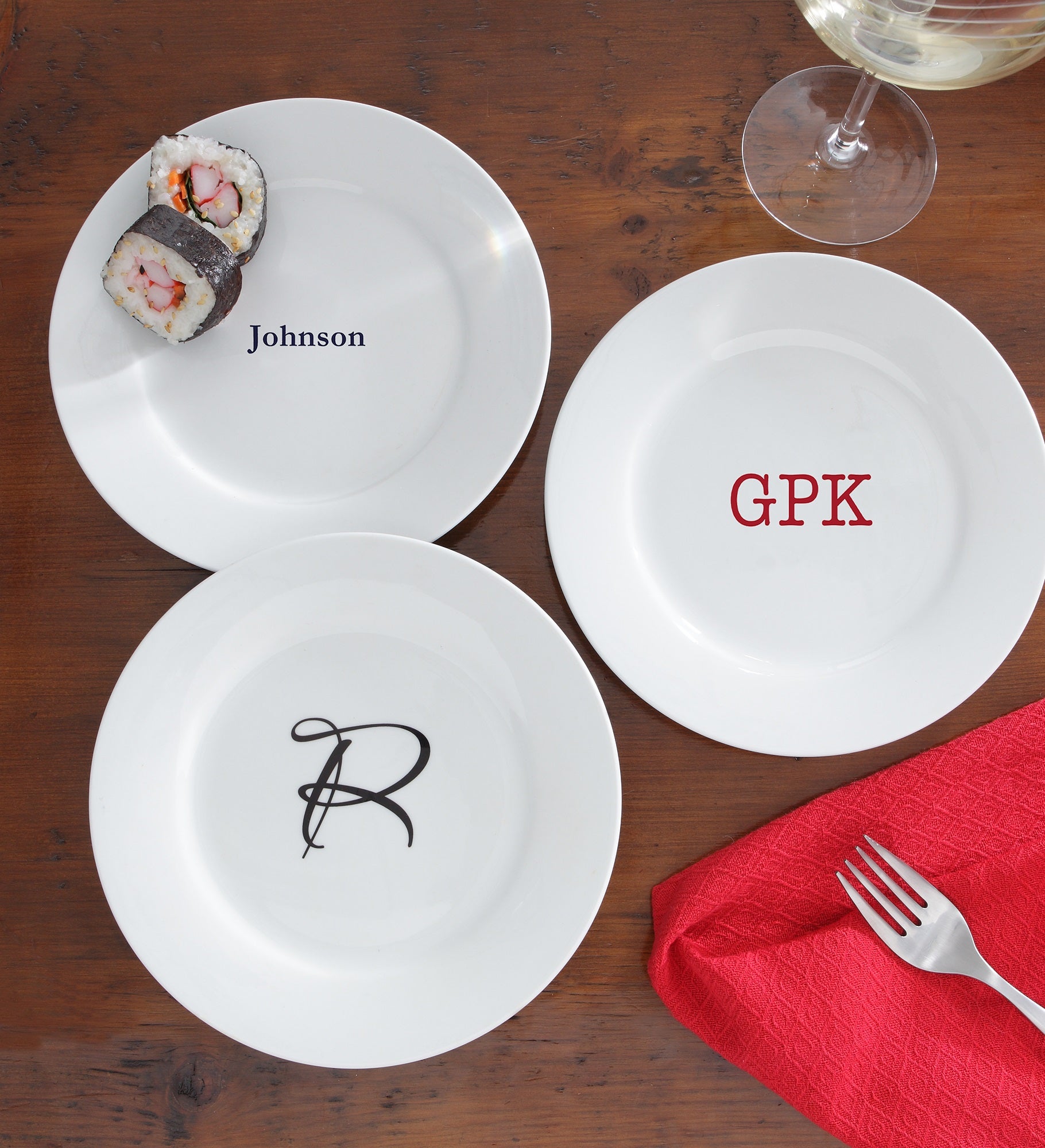 Classic Celebrations Personalized Appetizer Plates