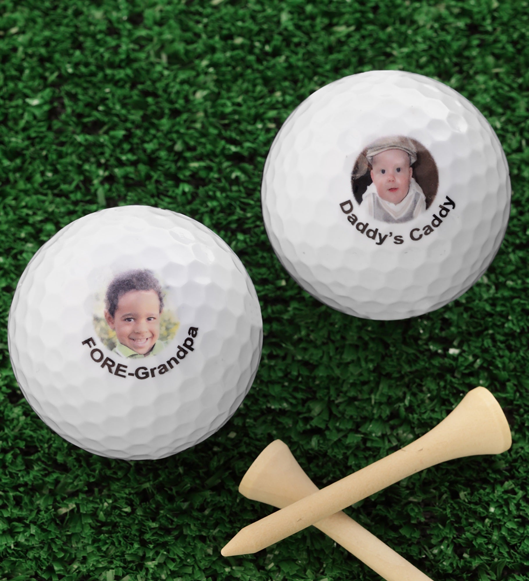 Picture Perfect Personalized Photo Golf Ball Set