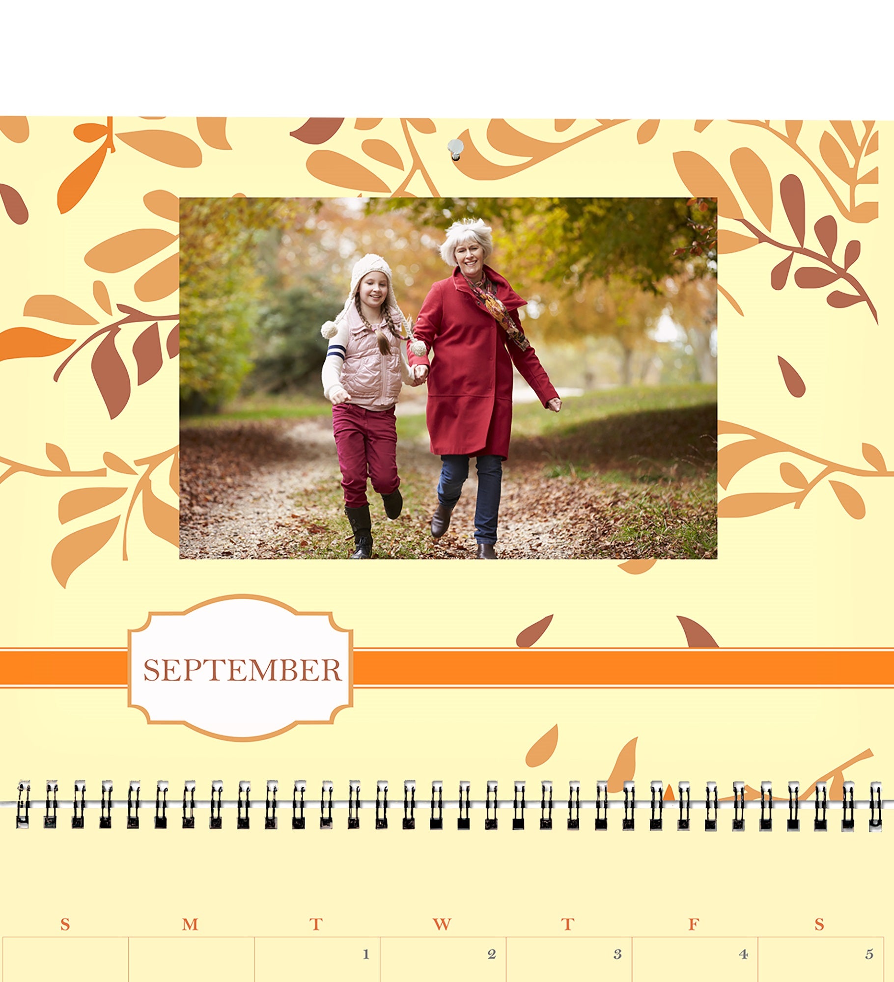 Through The Year Personalized Photo Wall Calendar