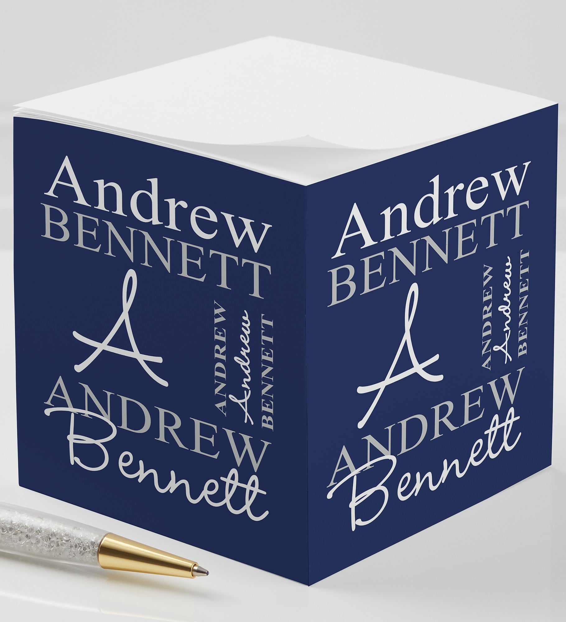 Personally Yours Custom Paper Note Cube