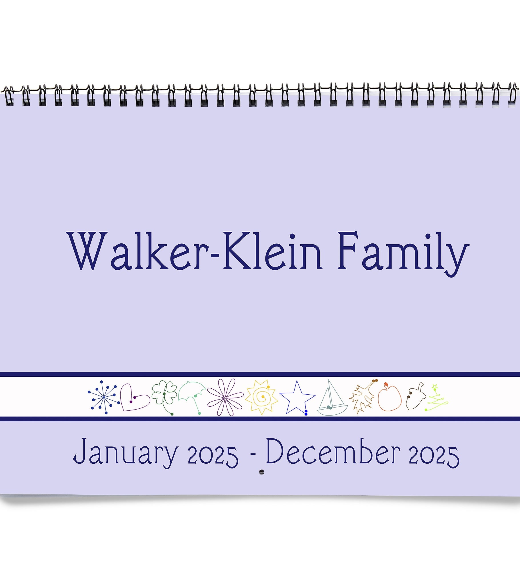 A Year To Remember Personalized Photo Wall Calendar
