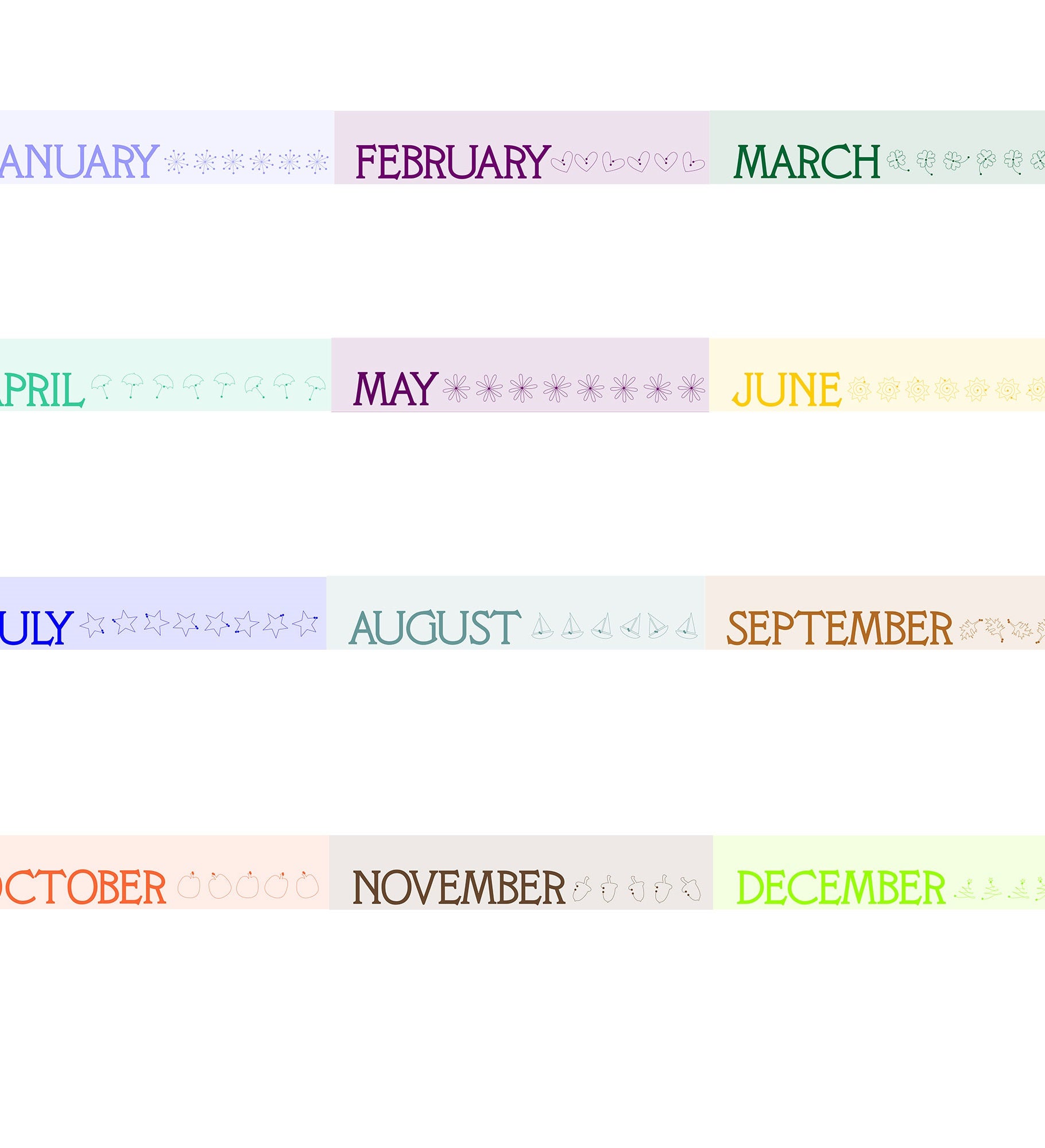 A Year To Remember Personalized Photo Wall Calendar
